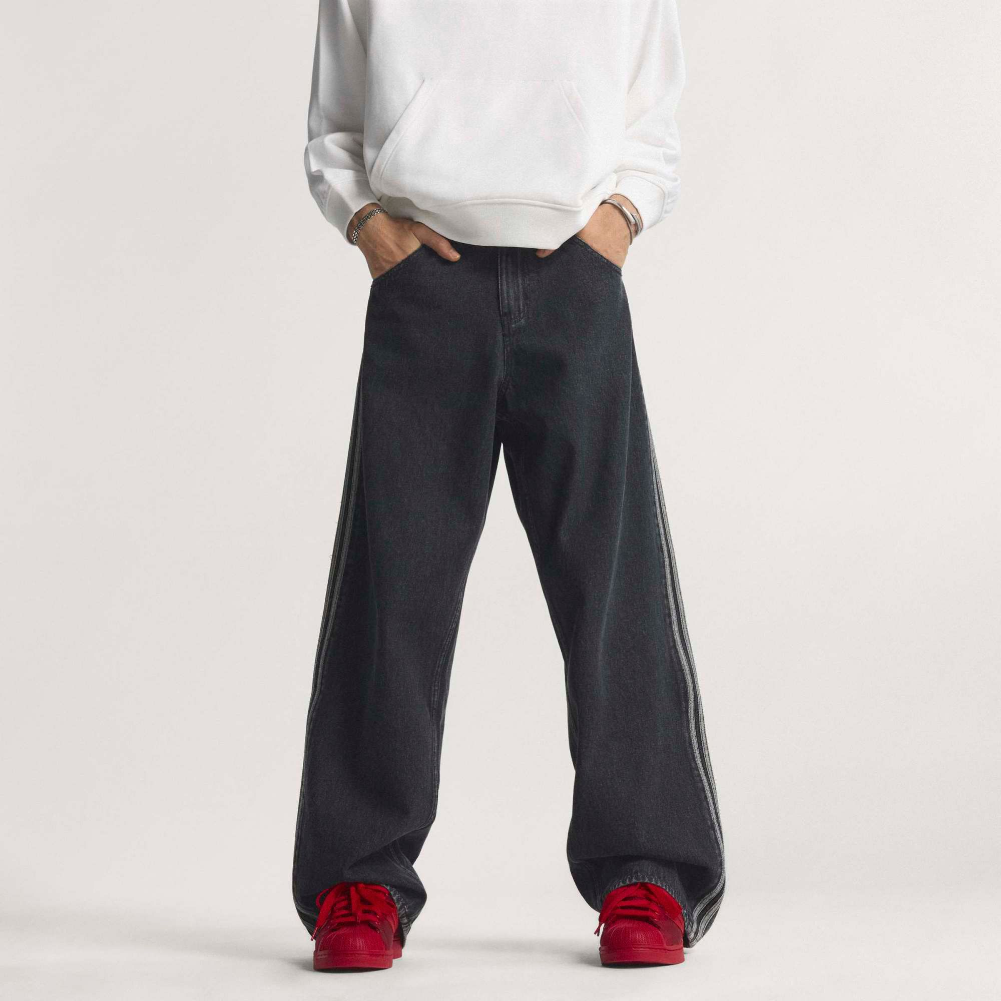adidas Originals Men's Denim Firebird Pants product image
