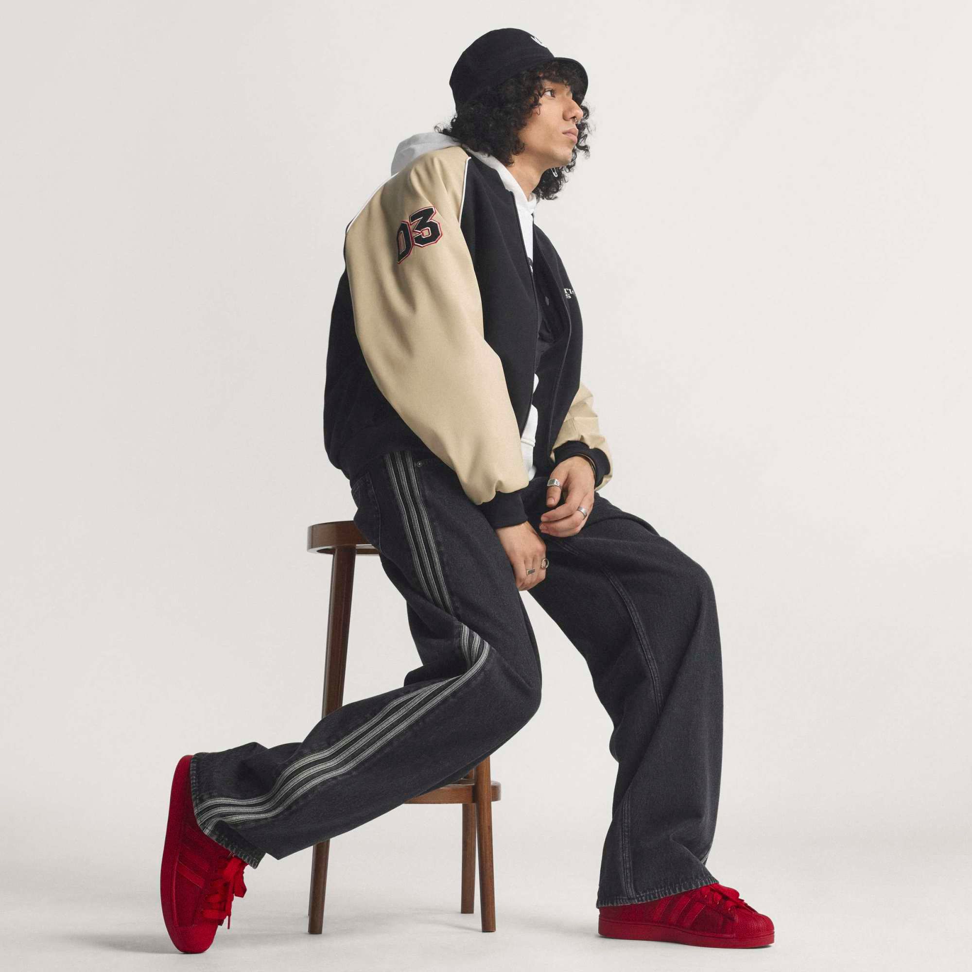 adidas Originals Men's Denim Firebird Pants product image