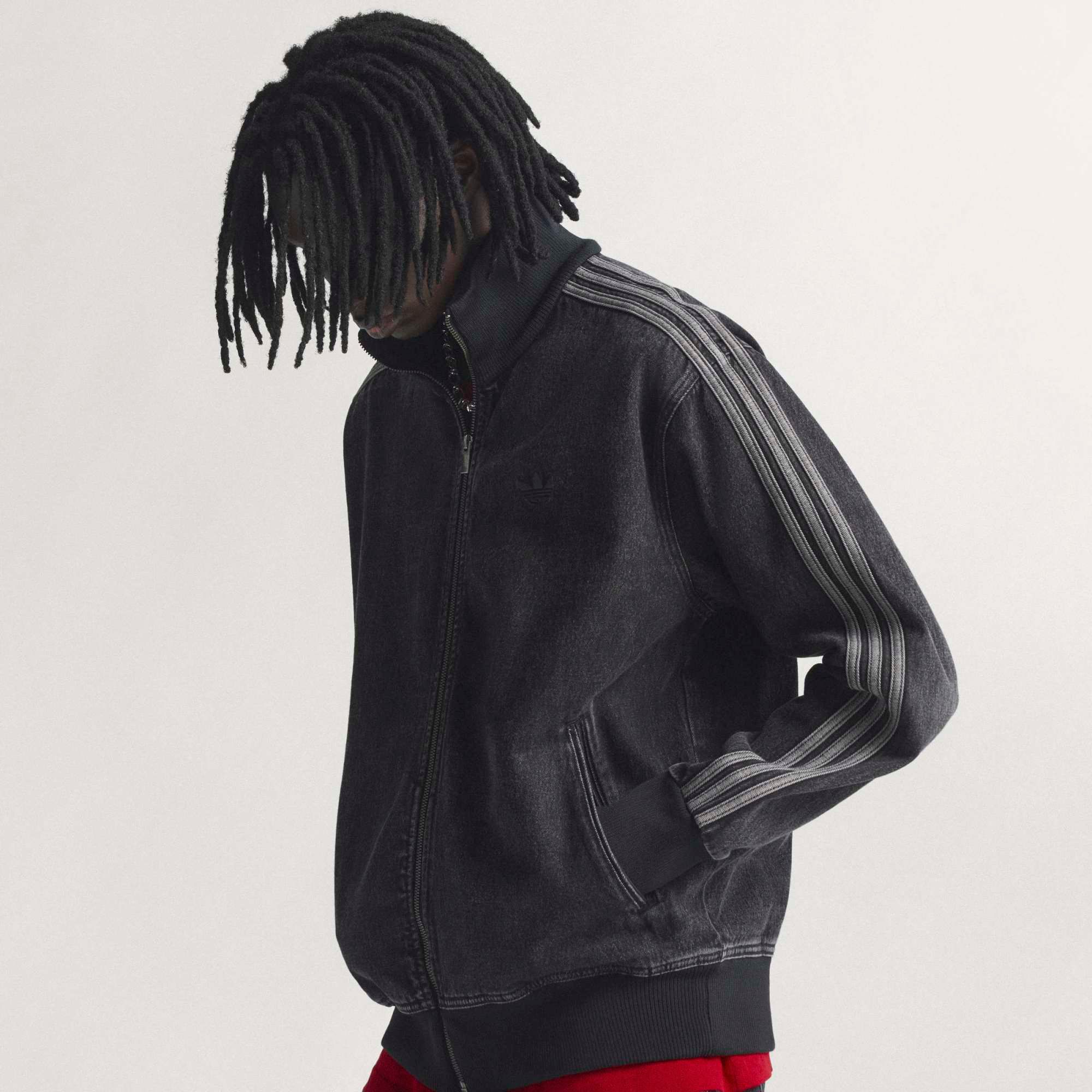 adidas Originals Men's Denim Firebird Jacket product image