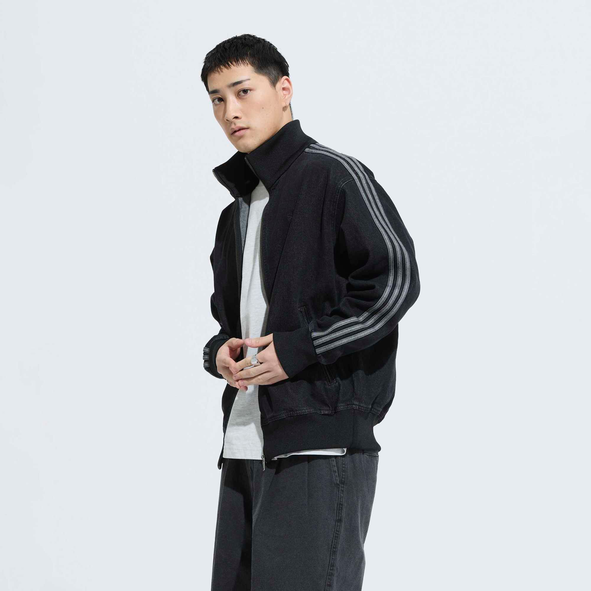 adidas Originals Men's Denim Firebird Jacket product image