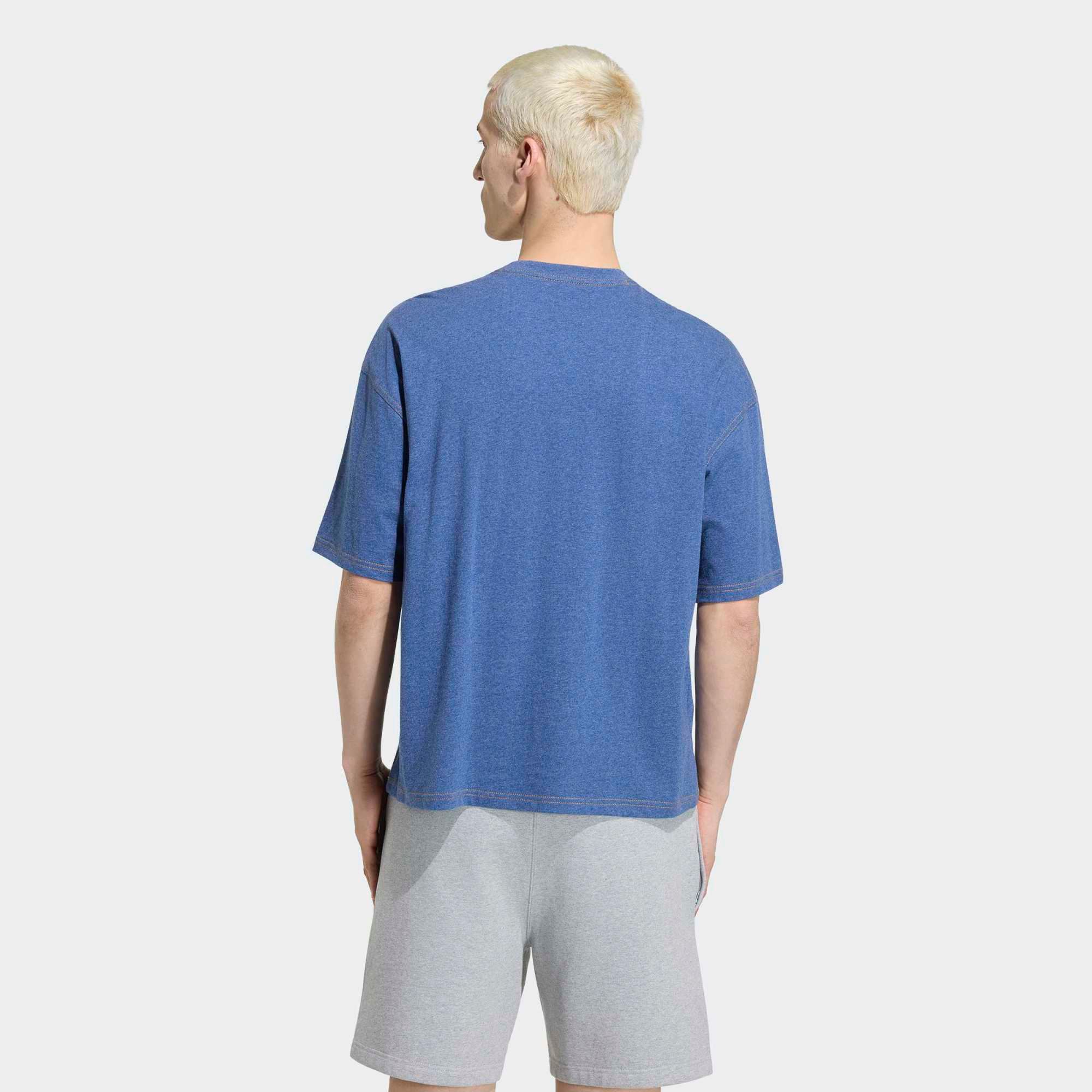 adidas Originals Men's Trefoil Essentials Melange Loose Cropped Tee product image