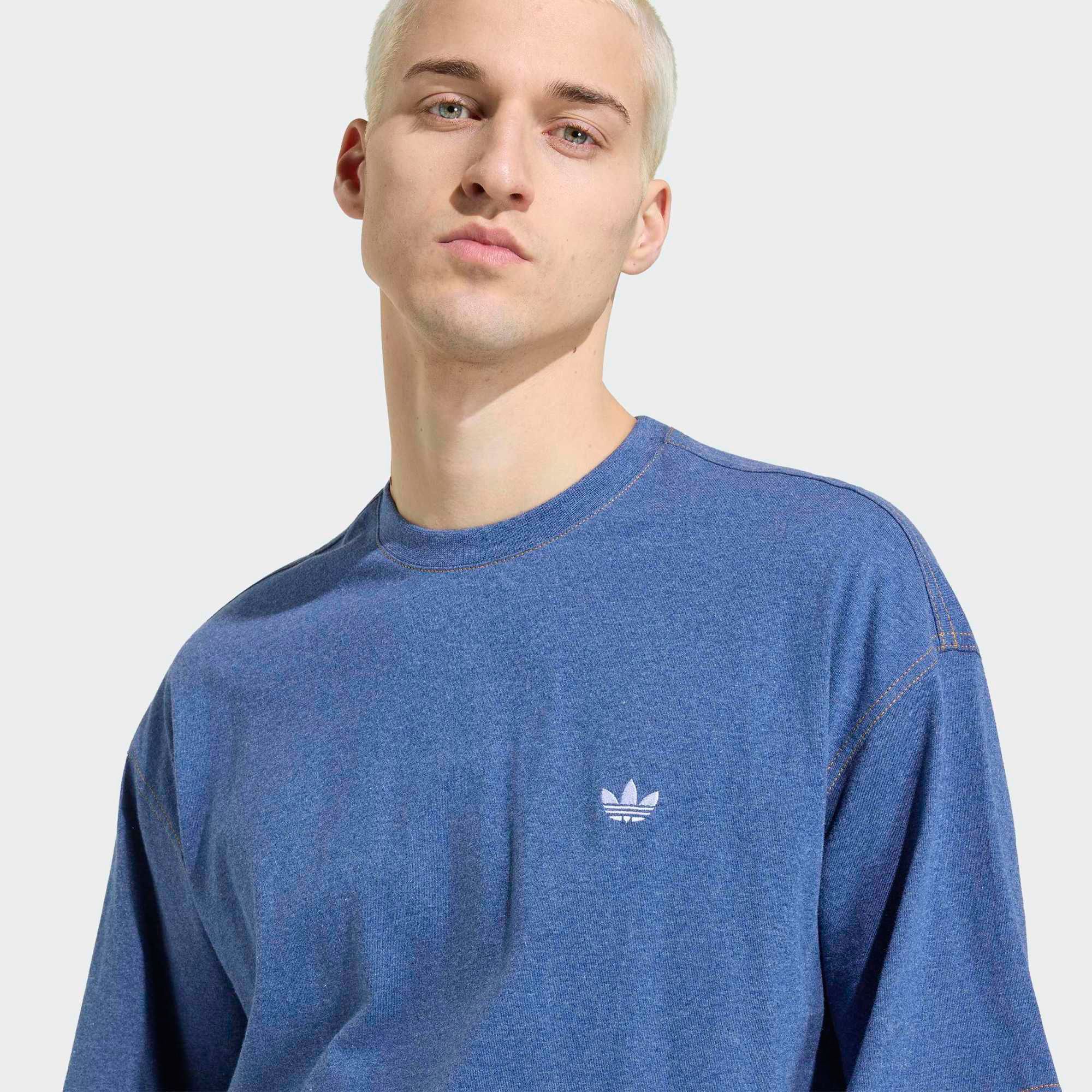 adidas Originals Men's Trefoil Essentials Melange Loose Cropped Tee product image