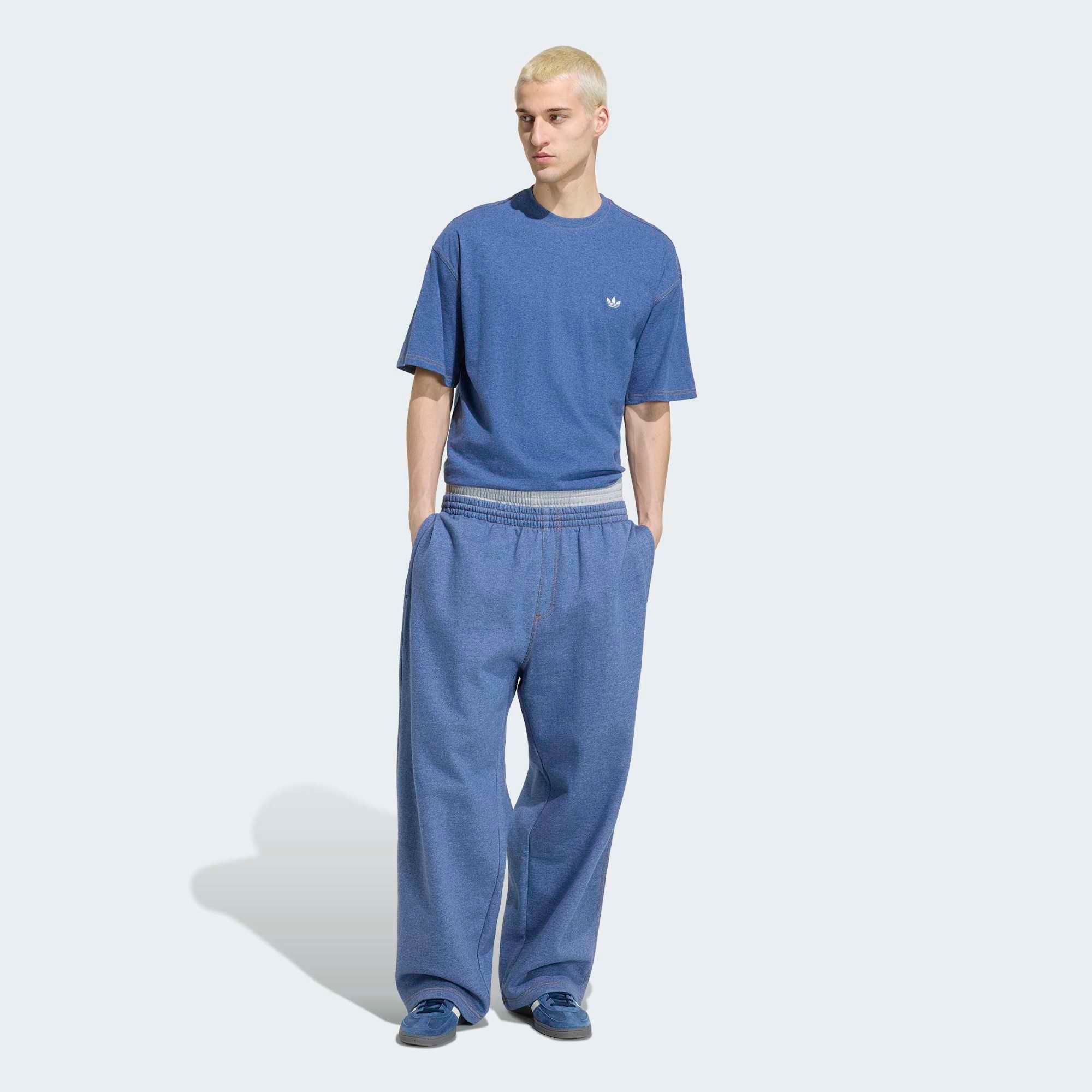 adidas Originals Men's Trefoil Essentials Melange Loose Cropped Tee product image