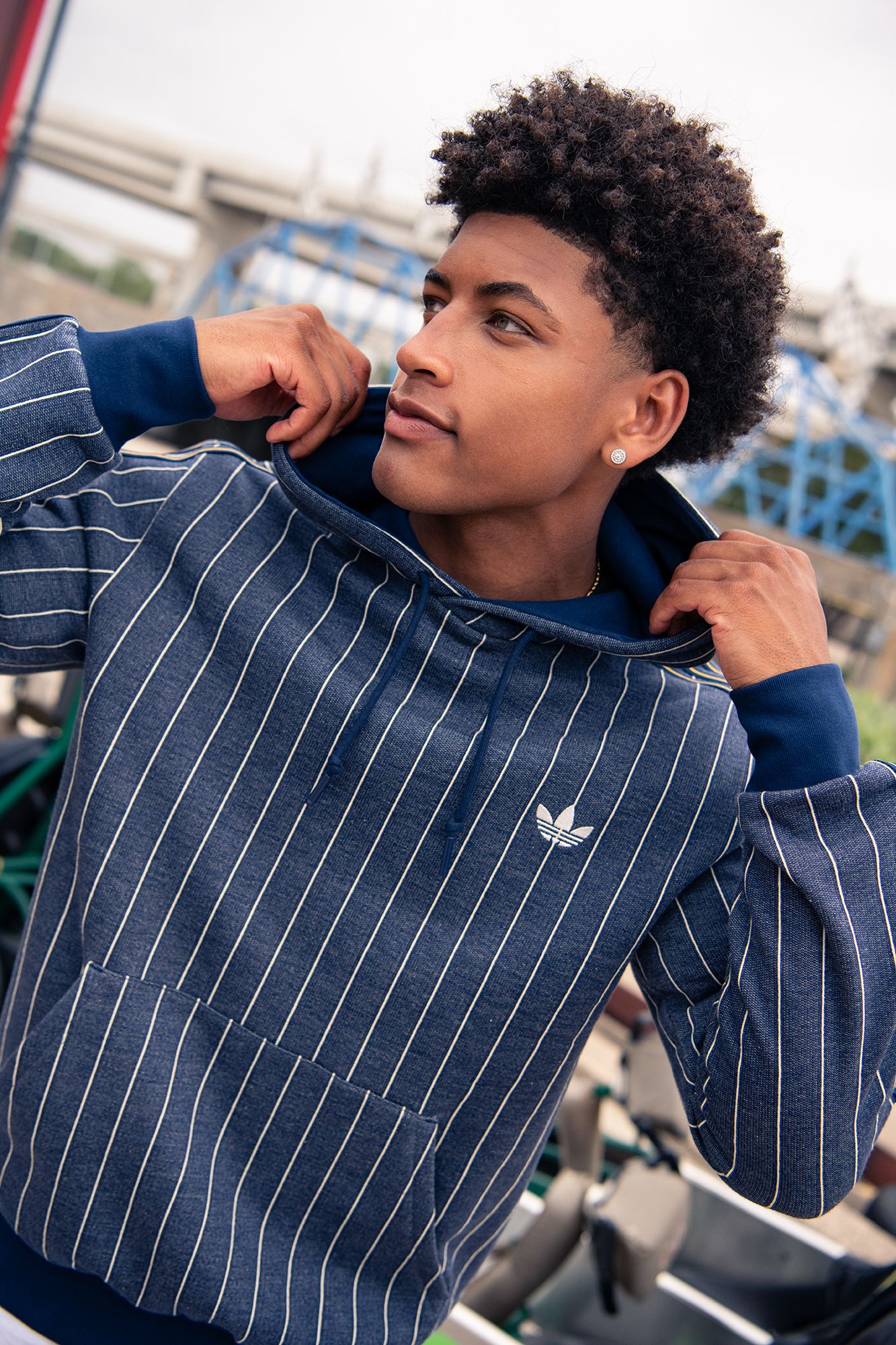 adidas Originals Men's Pinstripes Hoodie product image