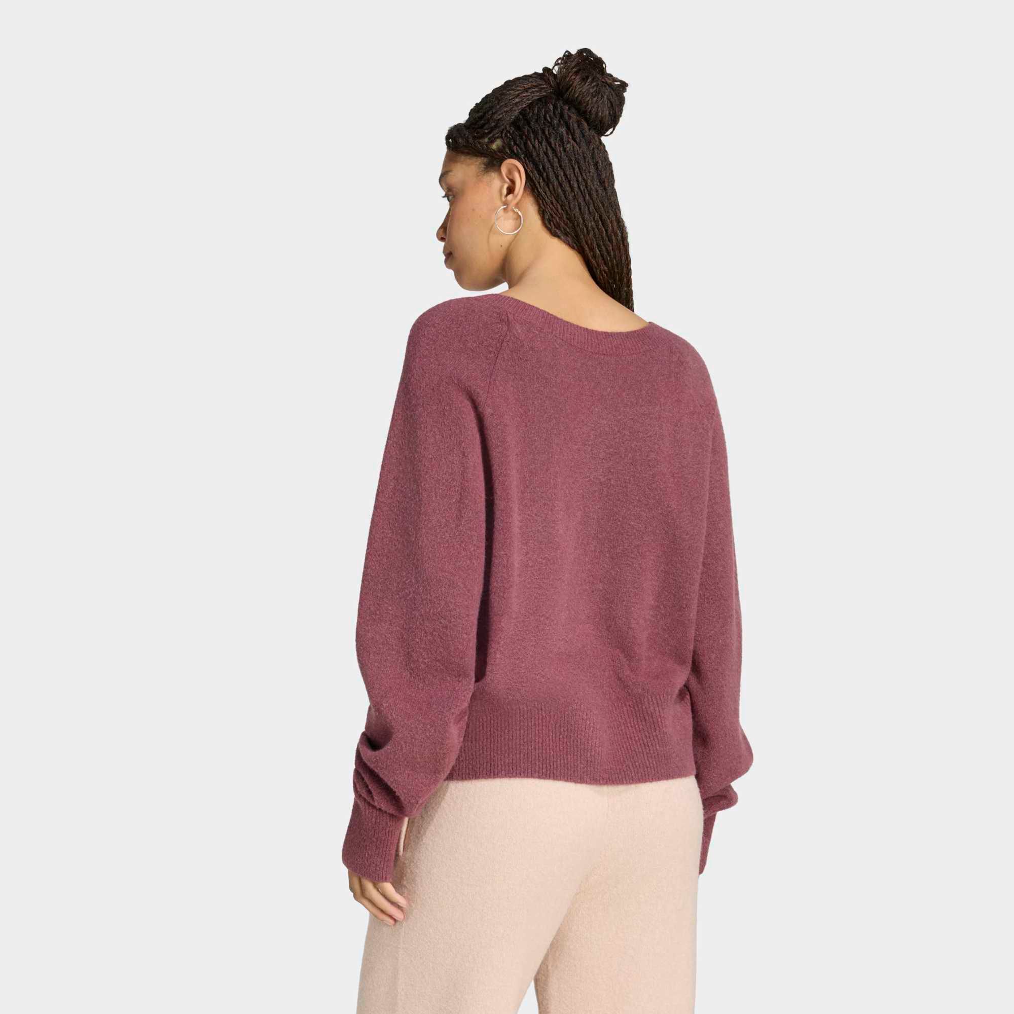 adidas Originals Women's Essentials Knit V-Neck Sweatshirt product image