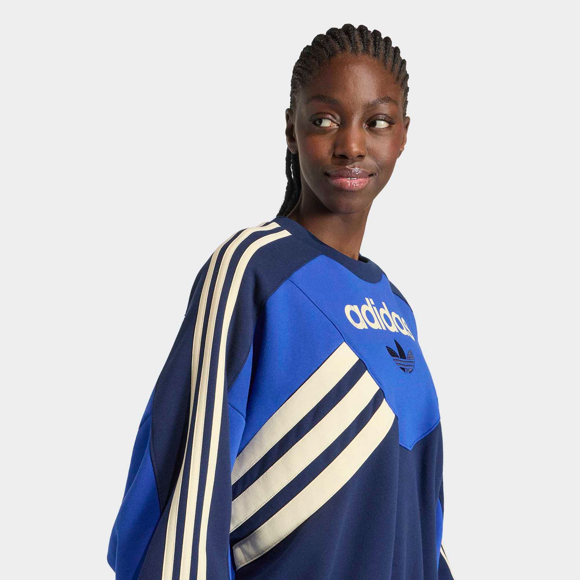 adidas Originals Women's Garment Washed Graphic Crew Sweatshirt product image