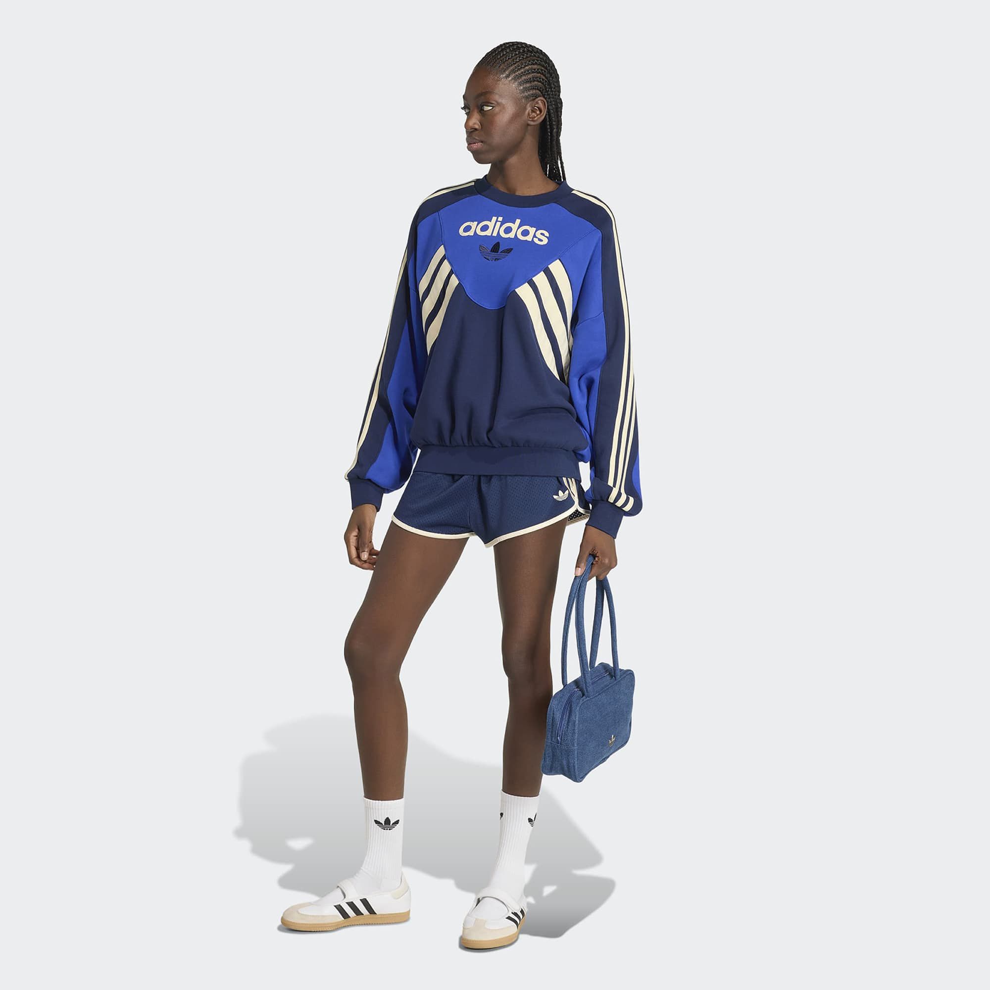 adidas Originals Women's Garment Washed Graphic Crew Sweatshirt product image