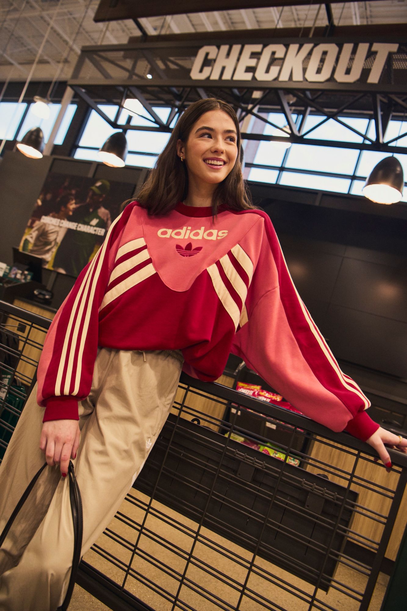 adidas Originals Women's Garment Washed Graphic Crew Sweatshirt product image