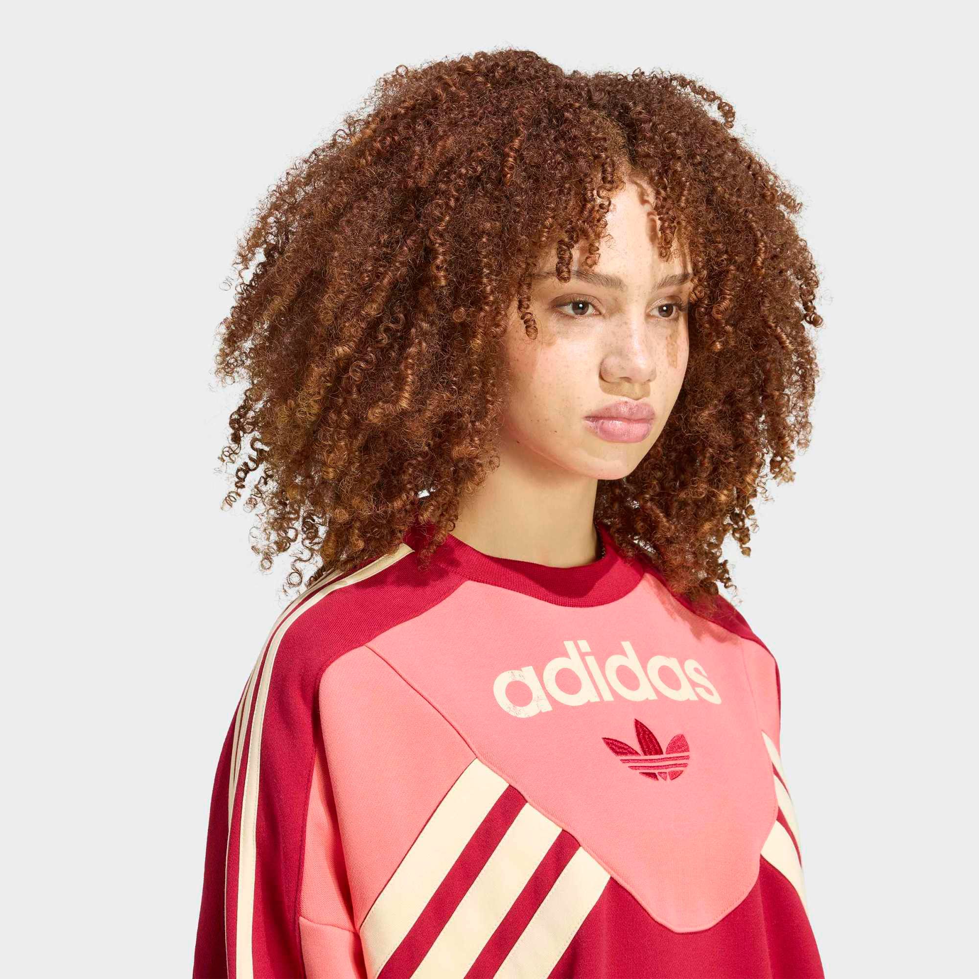 adidas Originals Women's Garment Washed Graphic Crew Sweatshirt product image