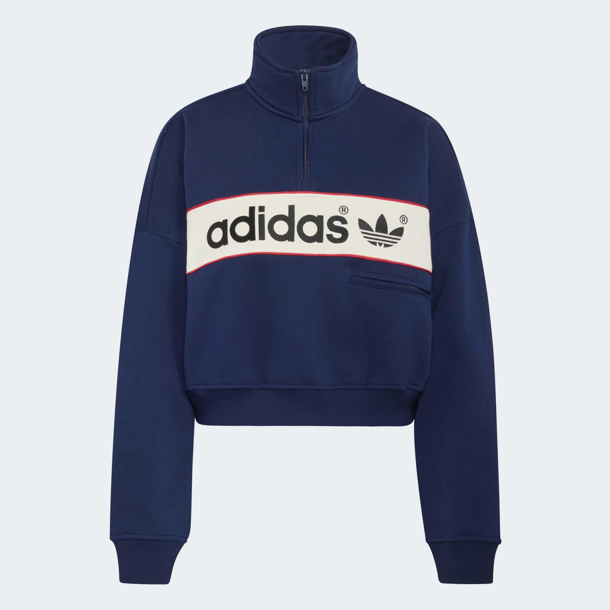 adidas Originals Women's adiSignature NY Quarter Zip Sweatshirt product image