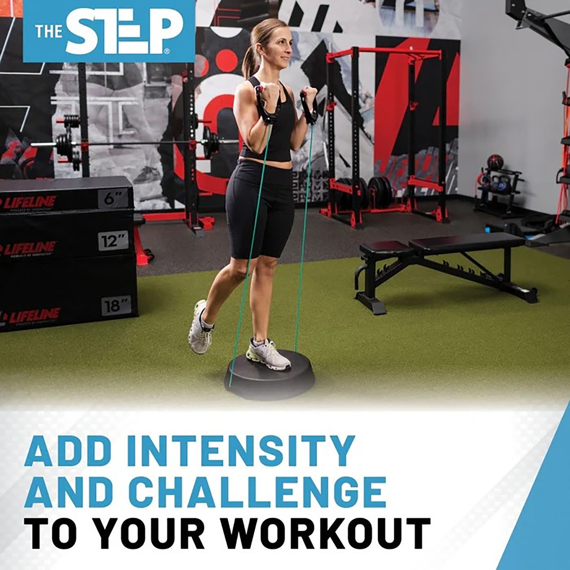 Lifeline The Step Radius Round Aerobic Step product image