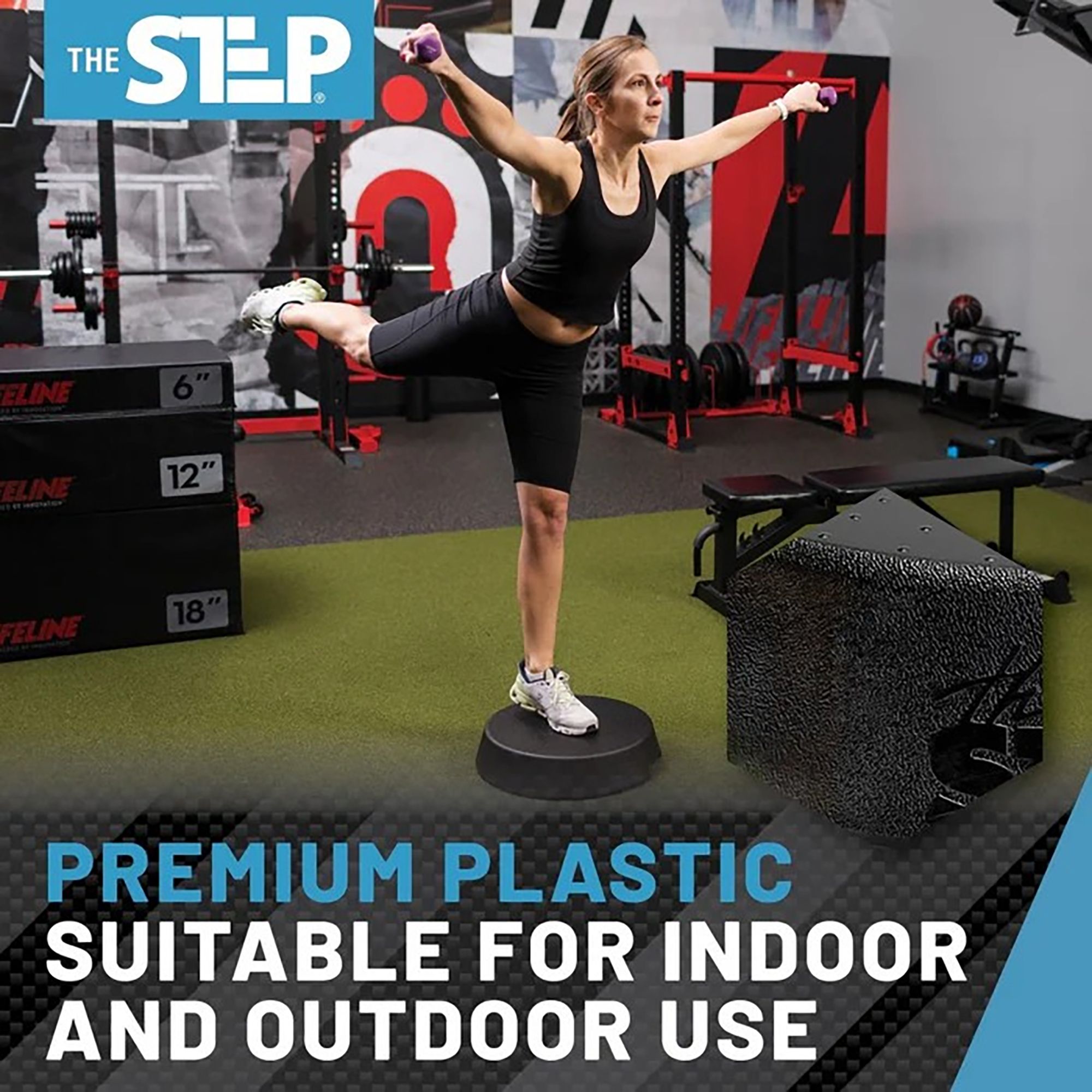 Lifeline The Step Radius Round Aerobic Step product image