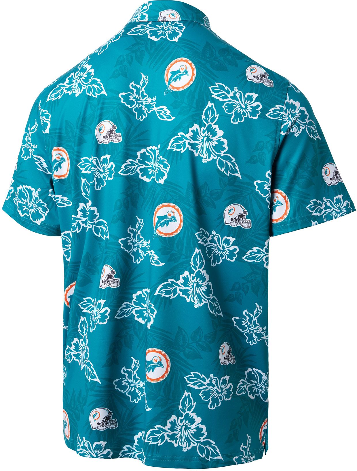 Reyn Spooner Men's Miami Dolphins Throwback Aqua Performance Polo product image
