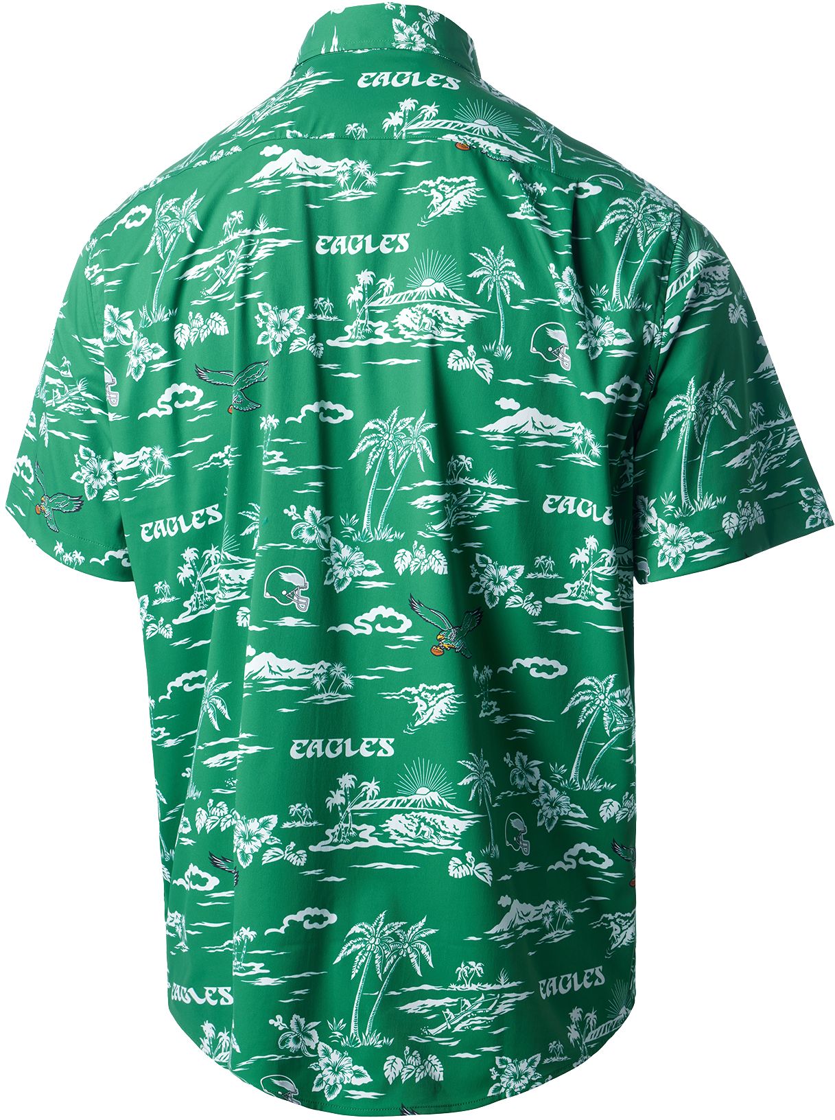 Reyn Spooner Men's Philadelphia Eagles Throwback Green Performance Button-Down Shirt product image