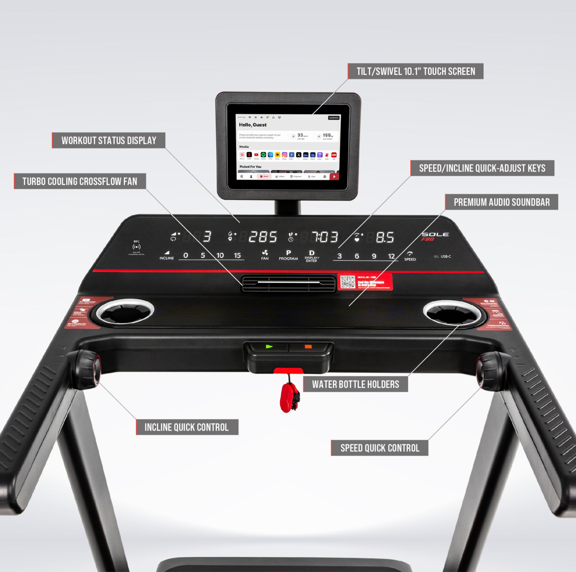 Sole F80 Treadmill product image