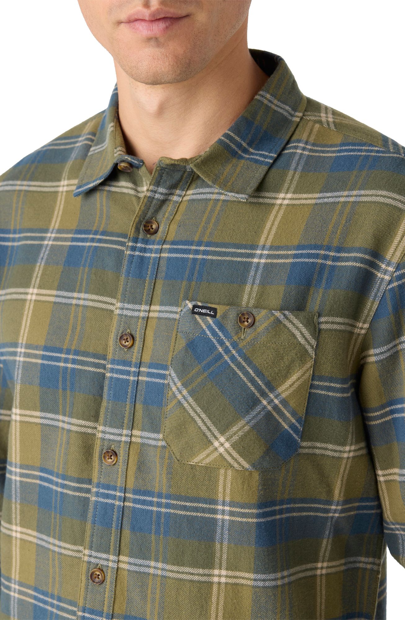 O'Neill Men's Redmond Plaid Stretch Flannel Shirt product image