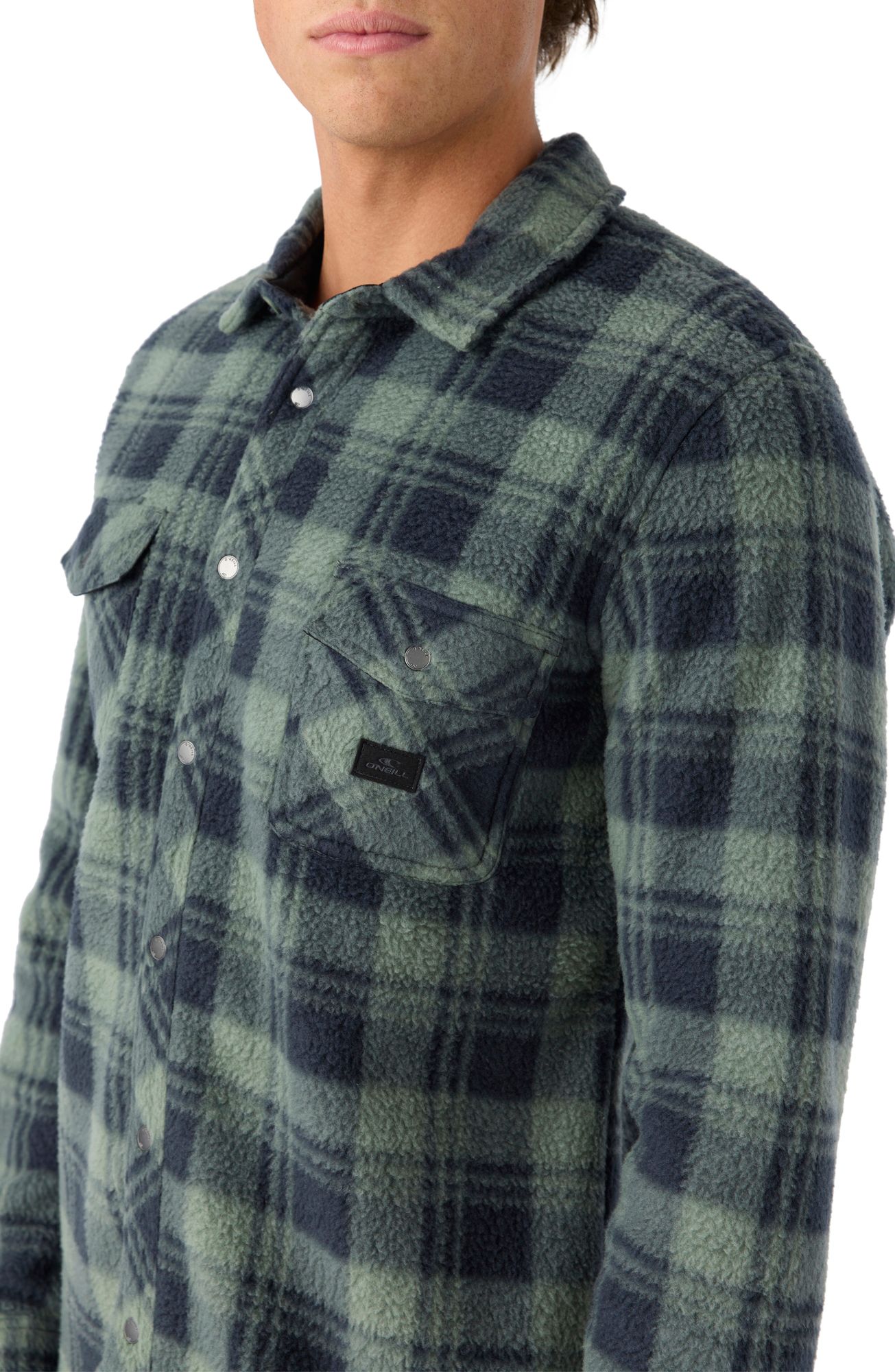 O'Neill Men's Glacier Plaid Superfleece Shirt product image