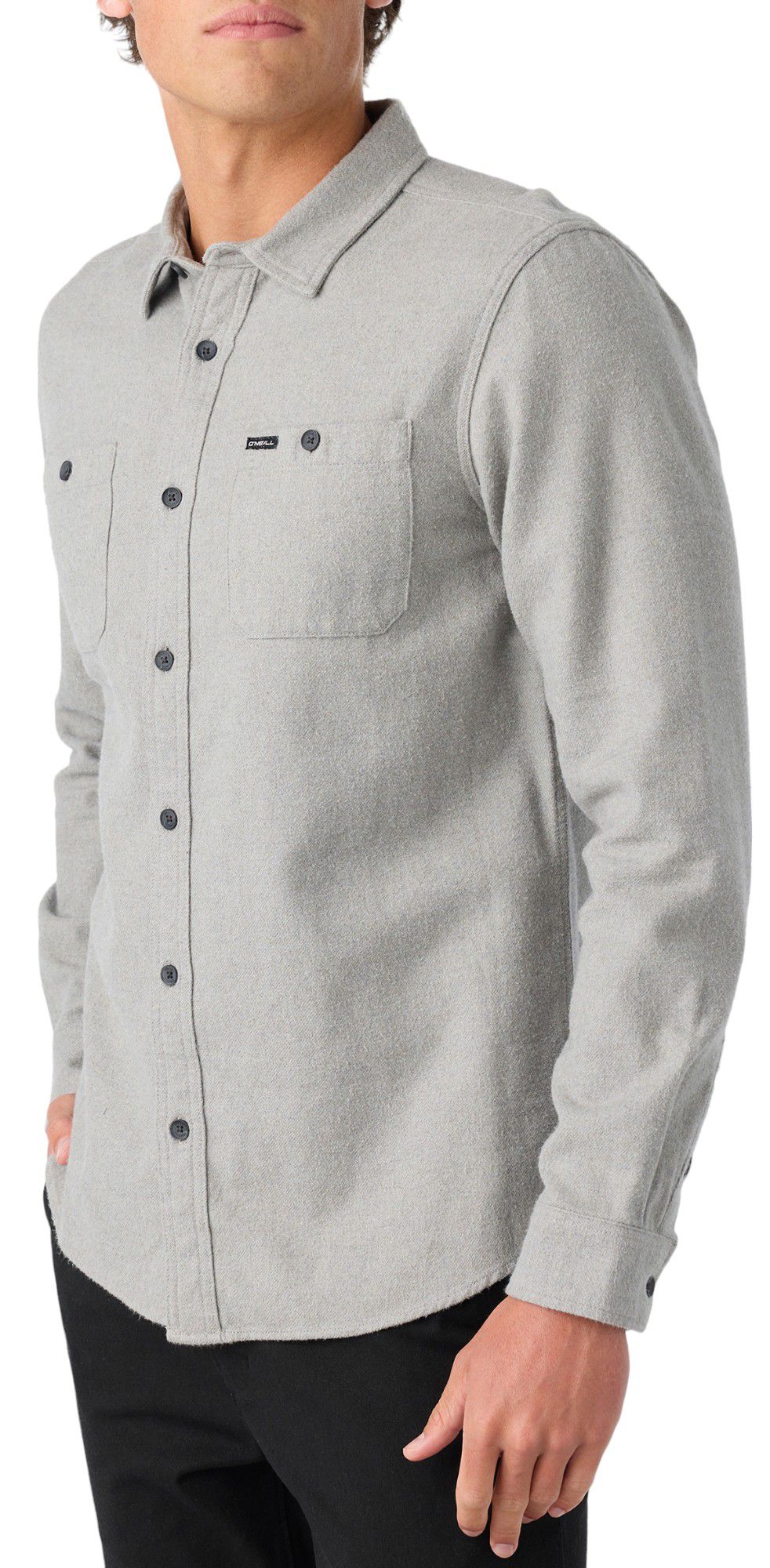 O'Neill Men's Breakwater Solid Flannel Long Sleeve Shirt product image