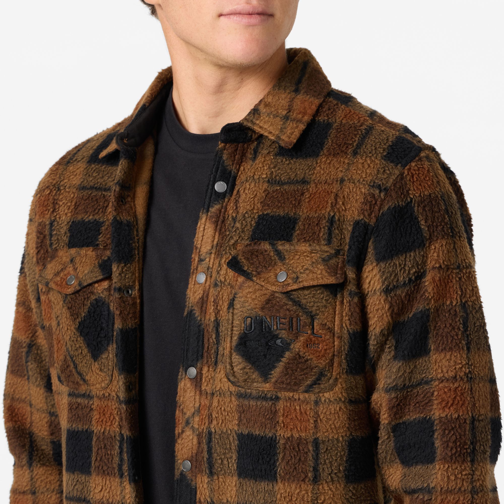 O'Neill Men's Glacier Plaid Superfleece Shirt product image