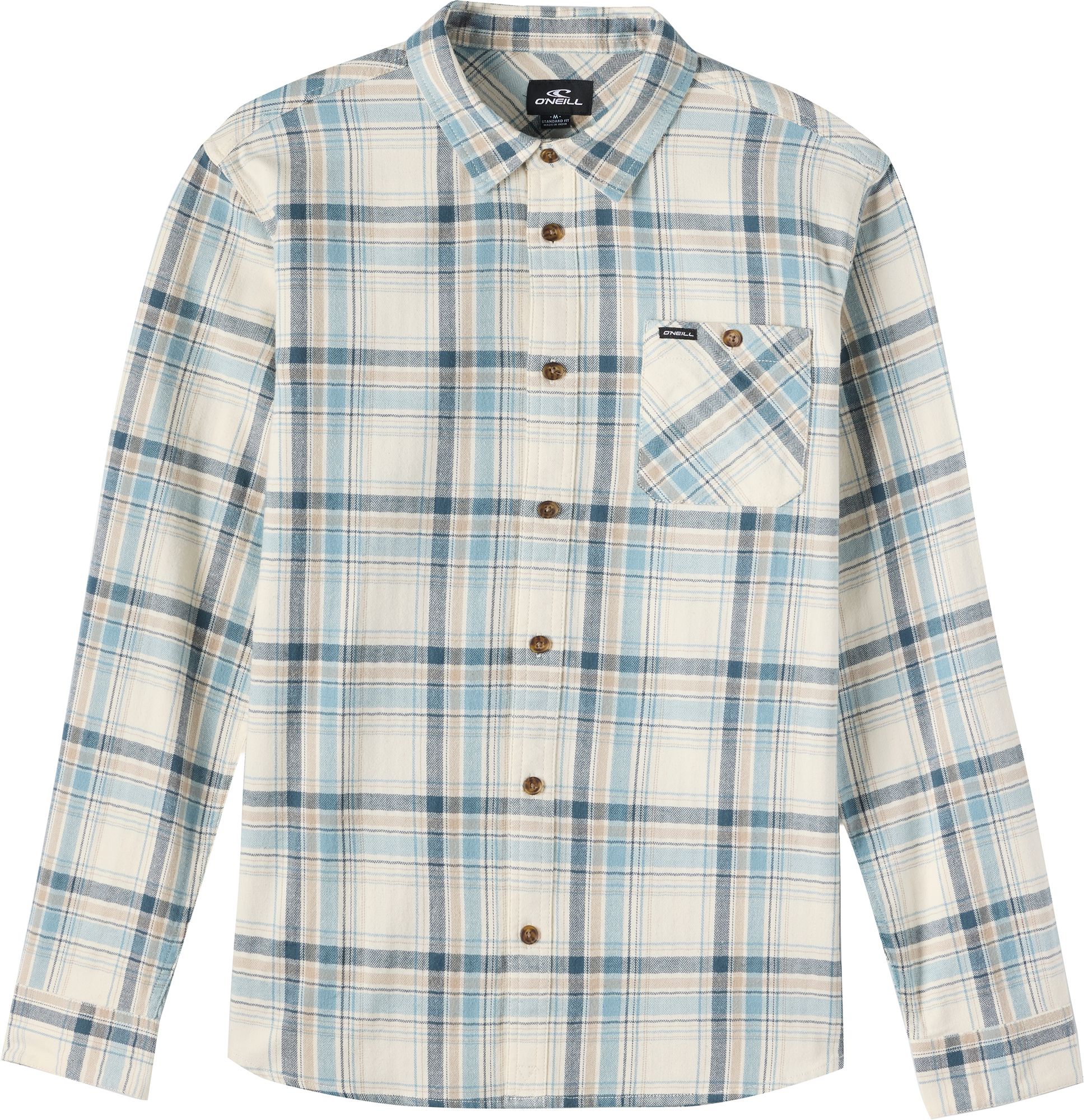O'Neill Boys' Redmond Plaid Flannel Long Sleeve Shirt product image