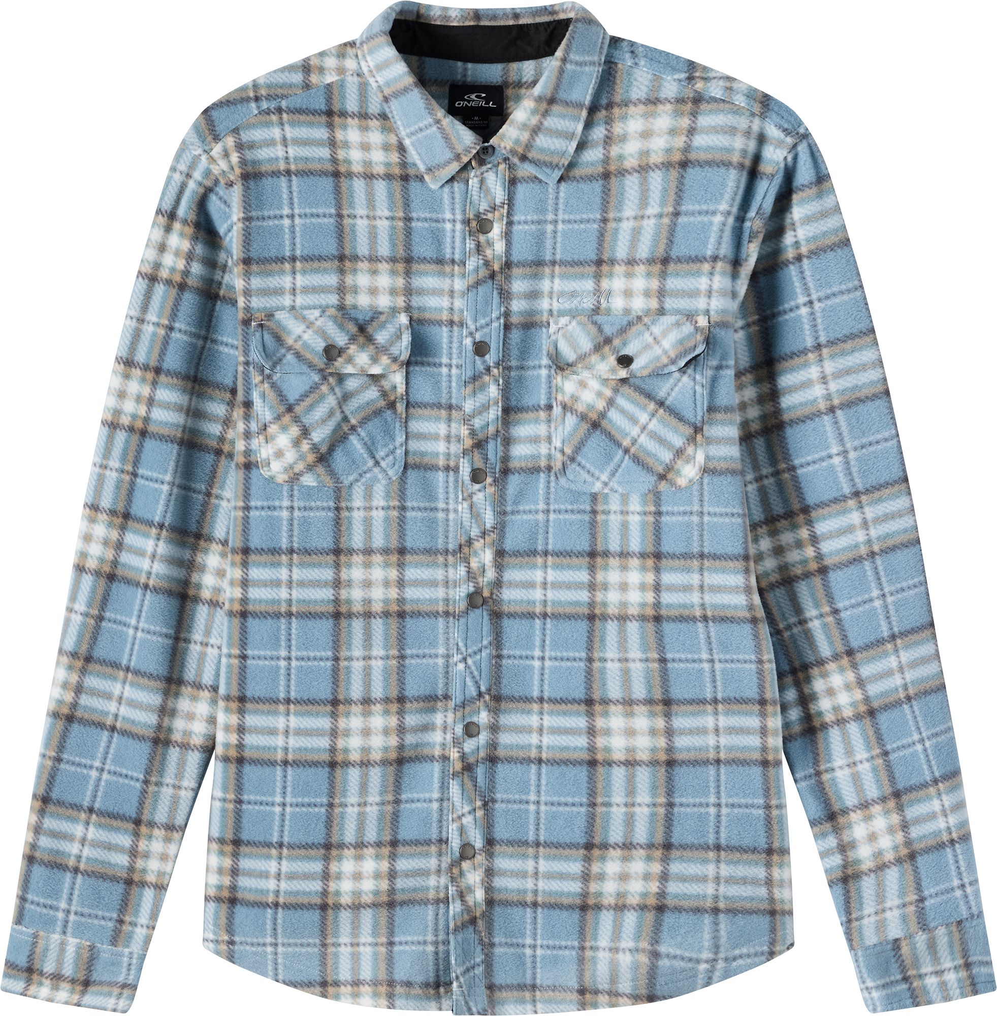 O'Neill Boys' Glacier Plaid Superfleece Long Sleeve Shirt product image