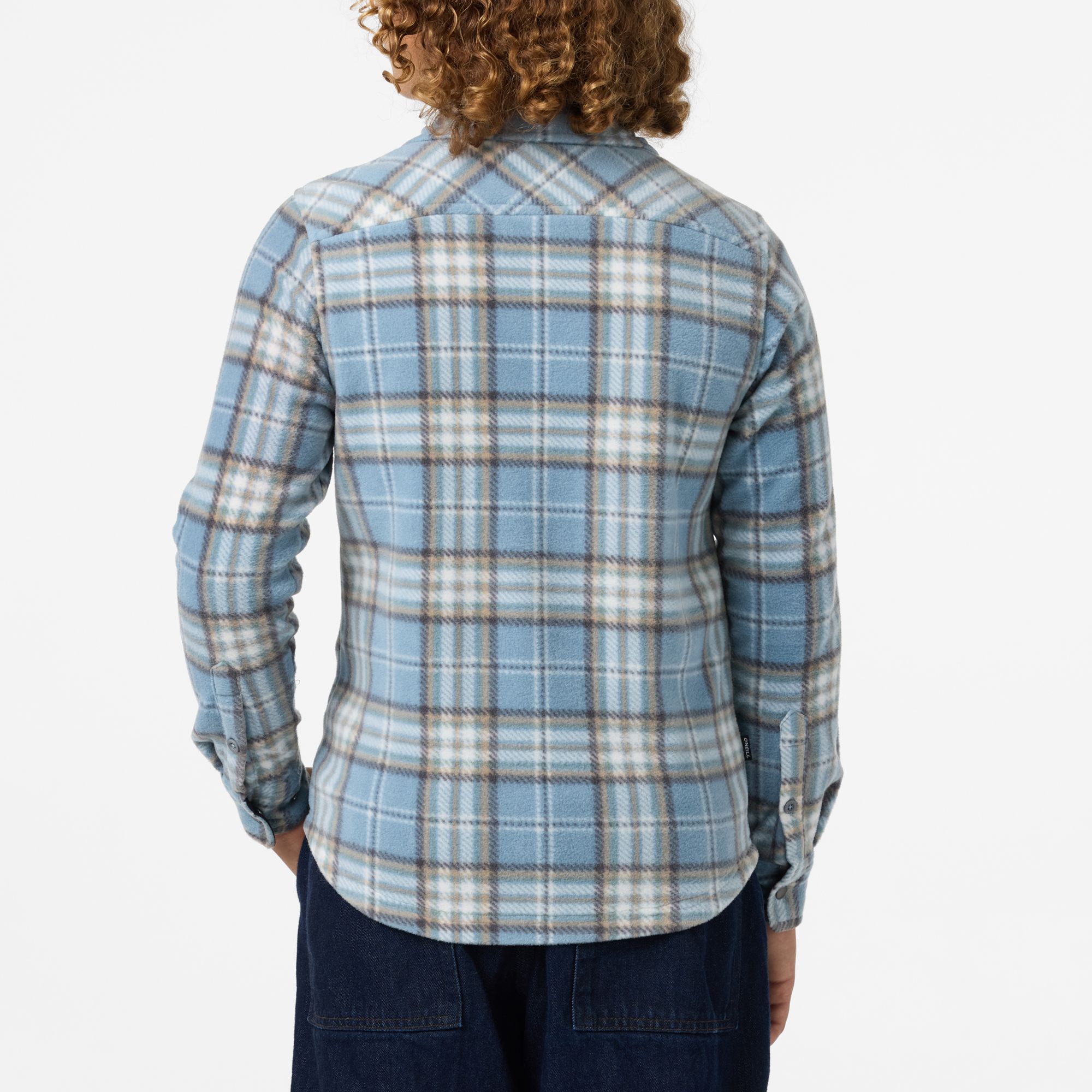 O'Neill Boys' Glacier Plaid Superfleece Long Sleeve Shirt product image
