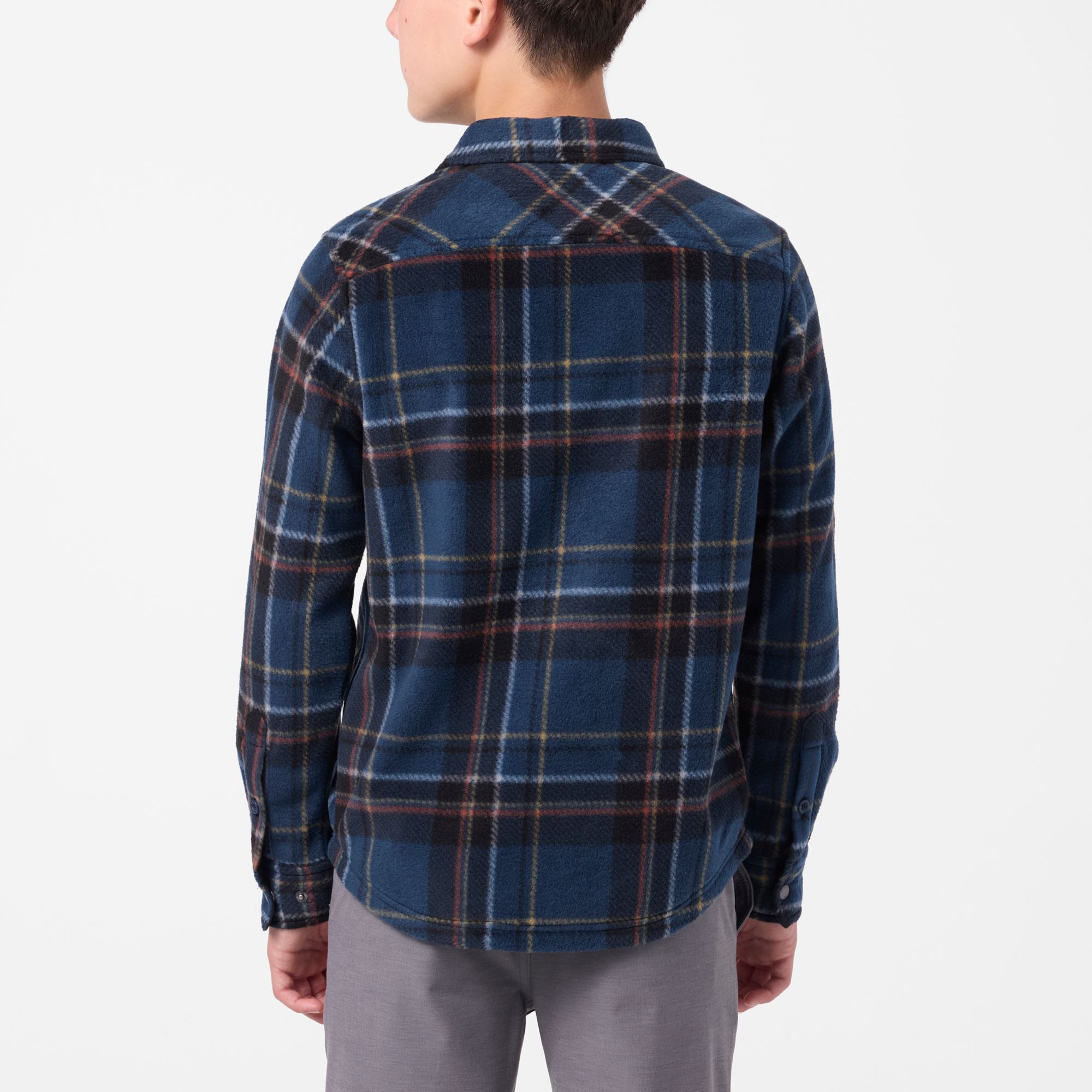 O'Neill Boys' Glacier Plaid Superfleece Long Sleeve Shirt product image