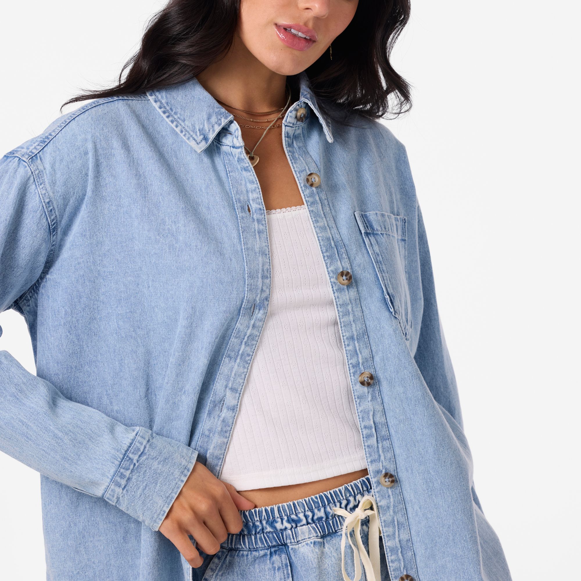 O'Neill Women's Sevie Denim Shacket product image