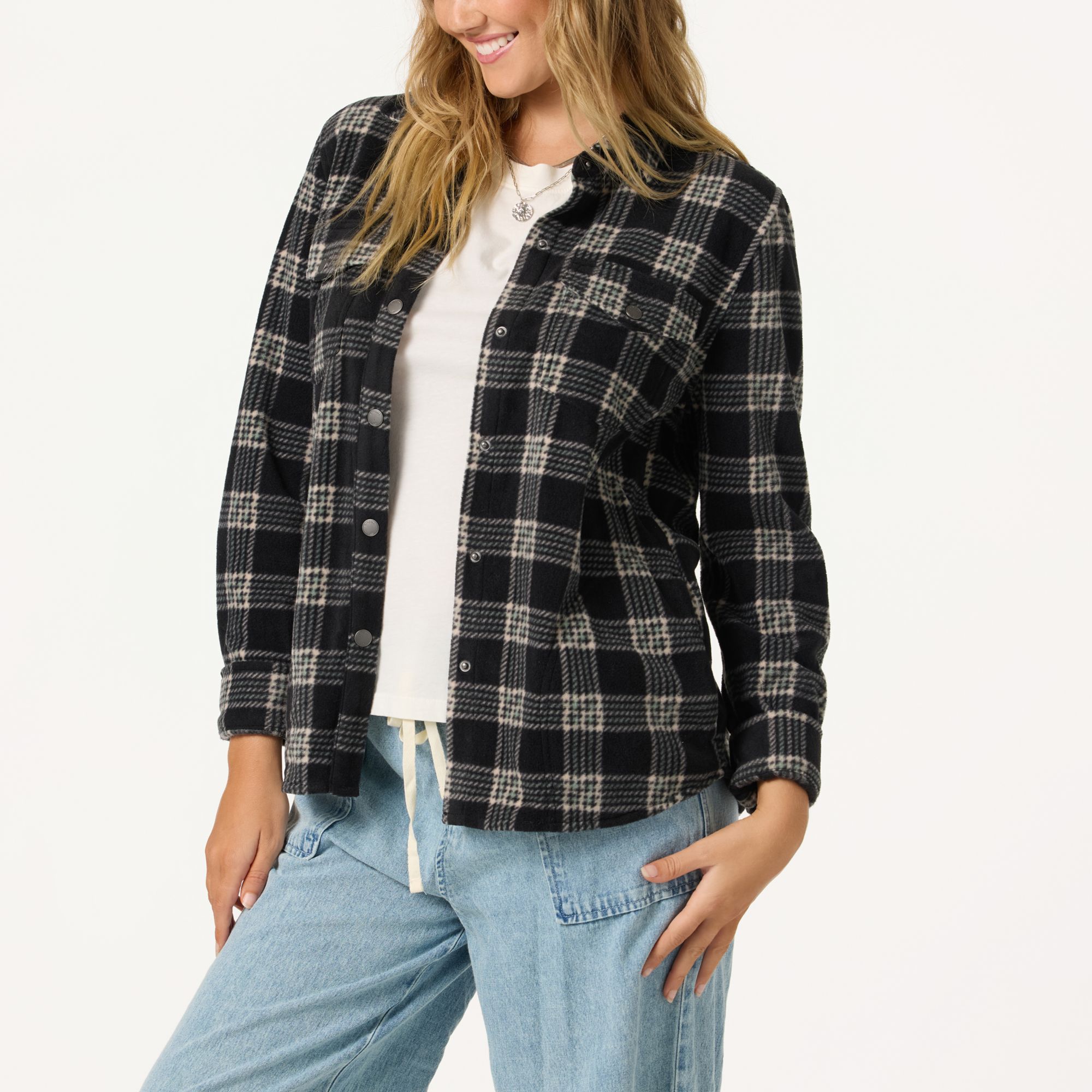 O'Neill Women's Zuma Superfleece Long Sleeve Flannel product image