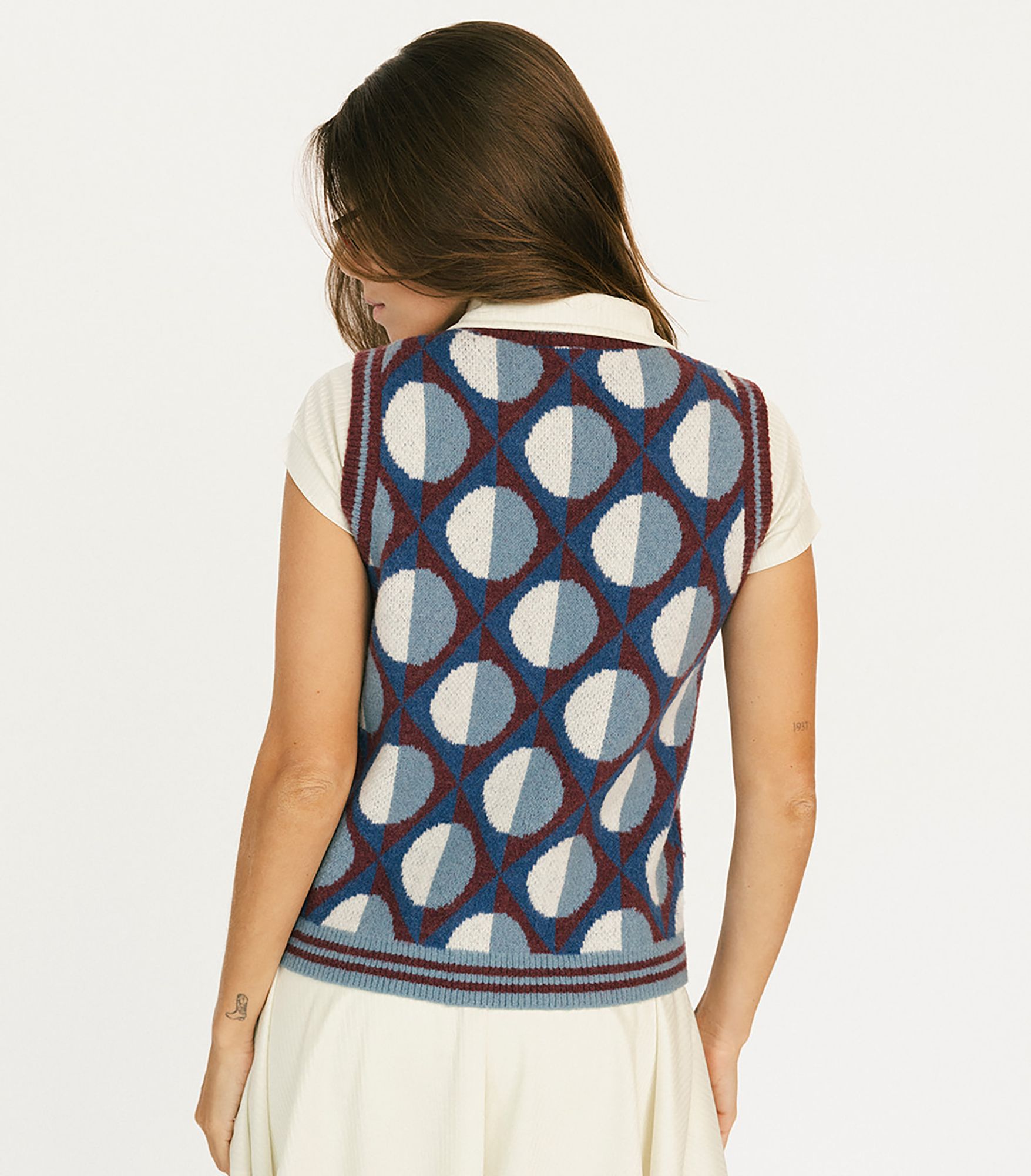 Fore All Women's Yale Sweater Golf Vest product image