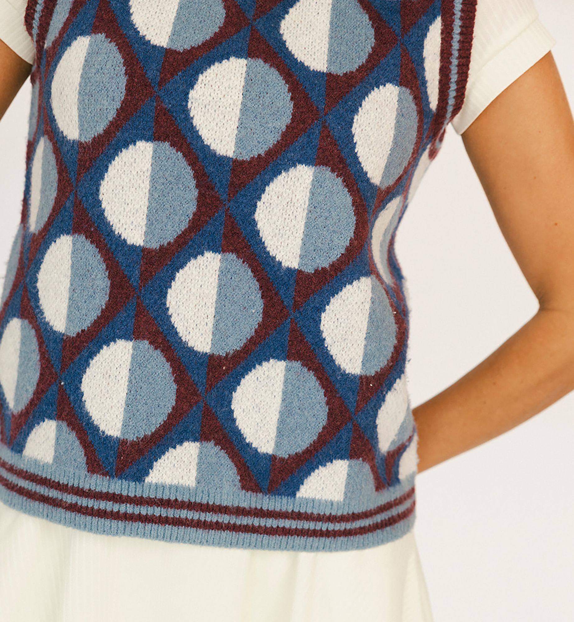 Fore All Women's Yale Sweater Golf Vest product image