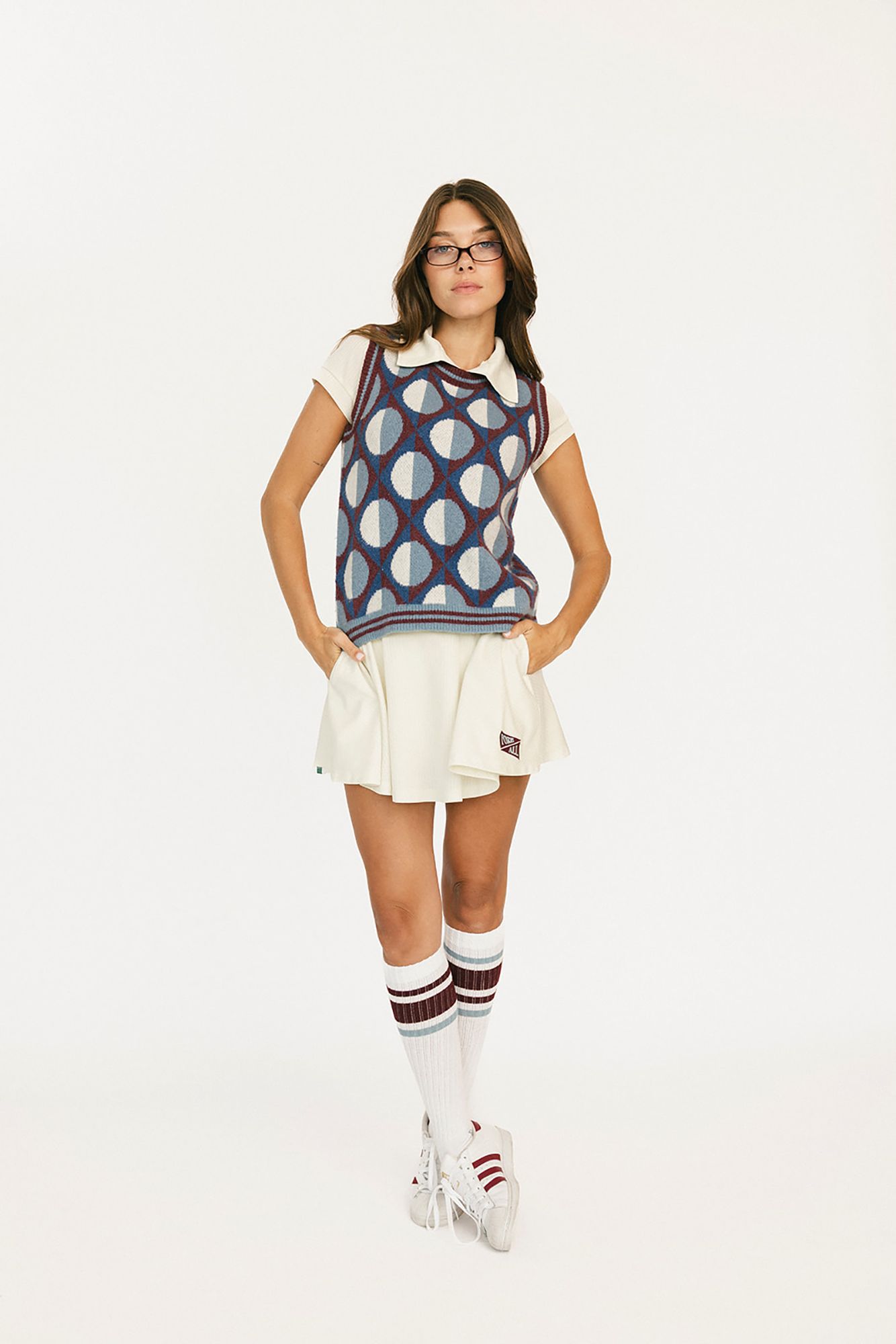 Fore All Women's Yale Sweater Golf Vest product image