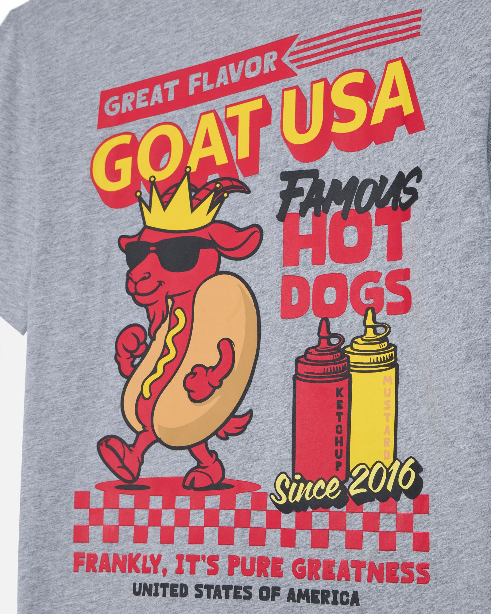 GOAT USA Boys' Famous Hot Dog T-Shirt product image