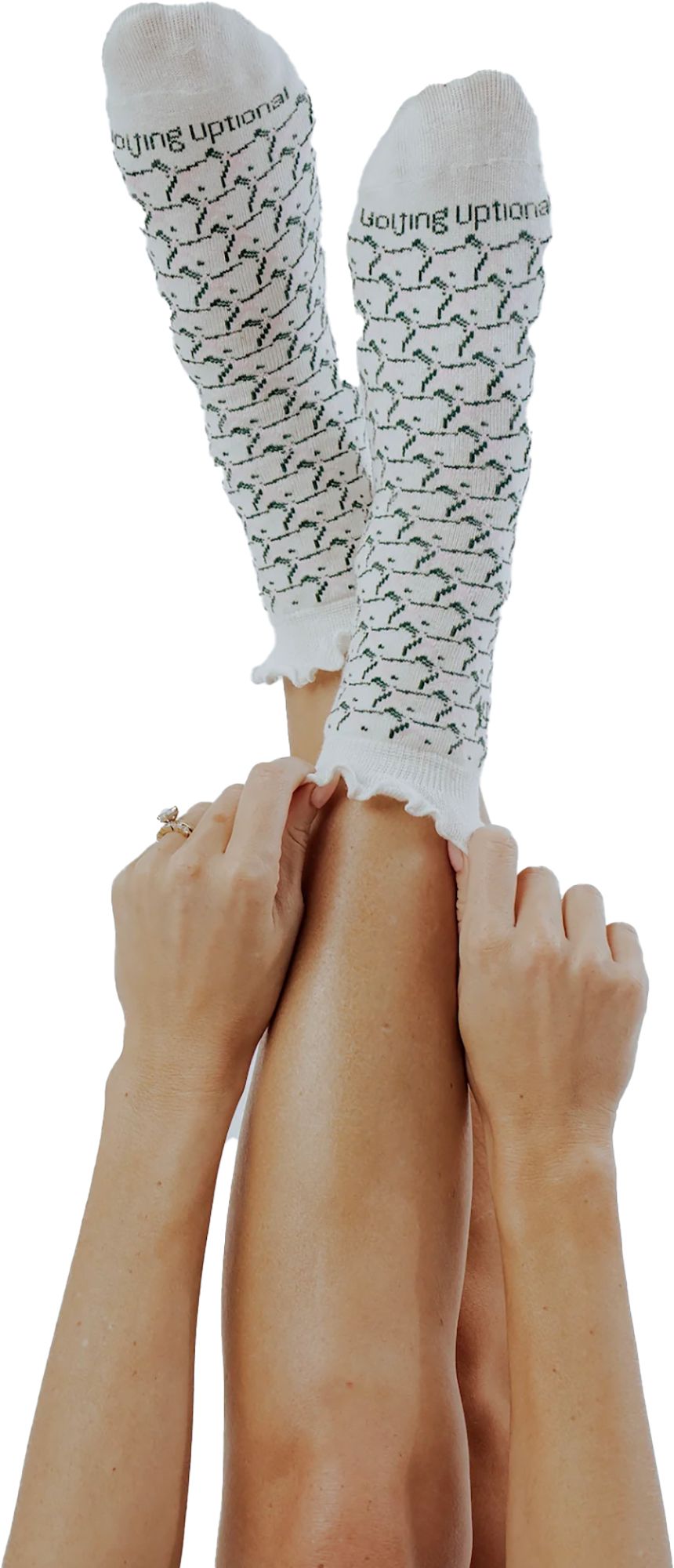 Fore All Women's Maude Ruffle Top Dress Socks product image