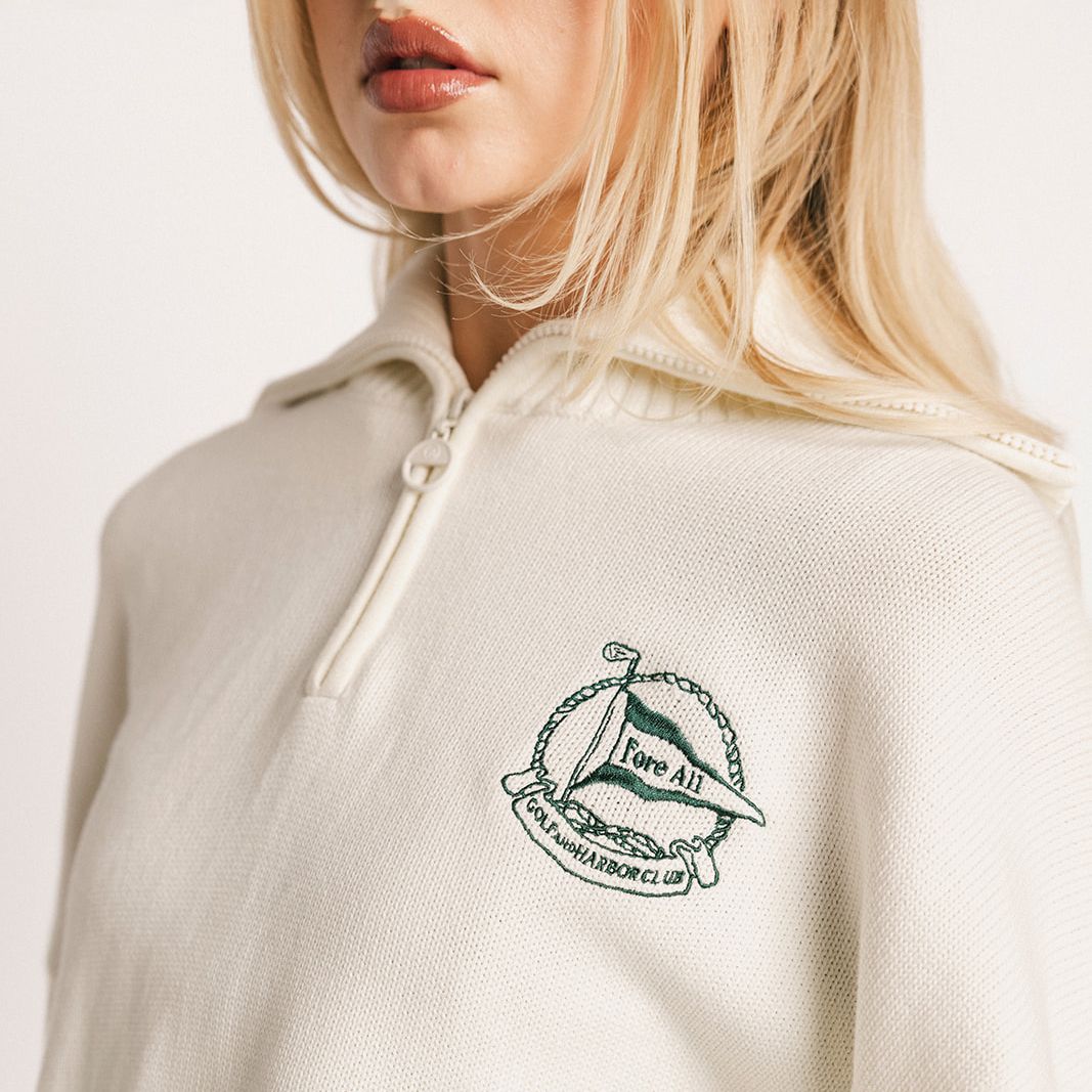 Fore All Women's Nautical Golf ¼ Zip product image