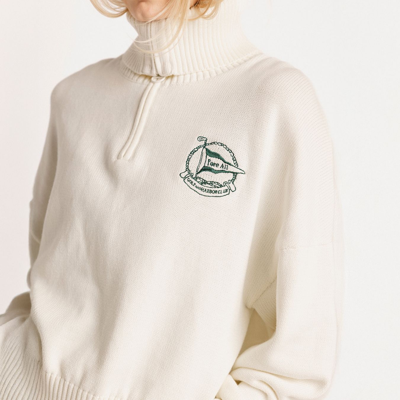 Fore All Women's Nautical Golf ¼ Zip product image