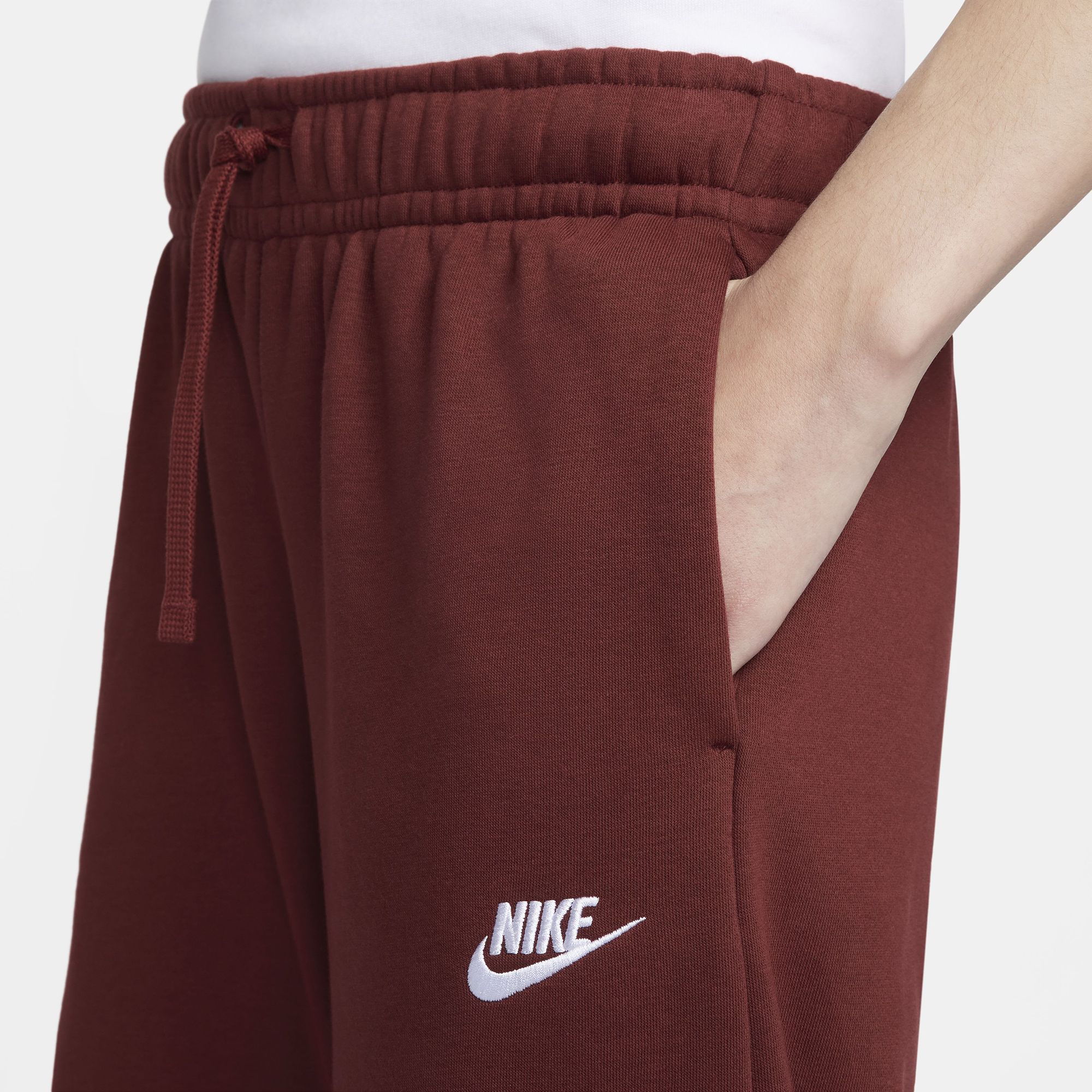 Nike Sportswear Women s Club Fleece Mid Rise Wide Leg Sweatpants Connecticut Post Mall