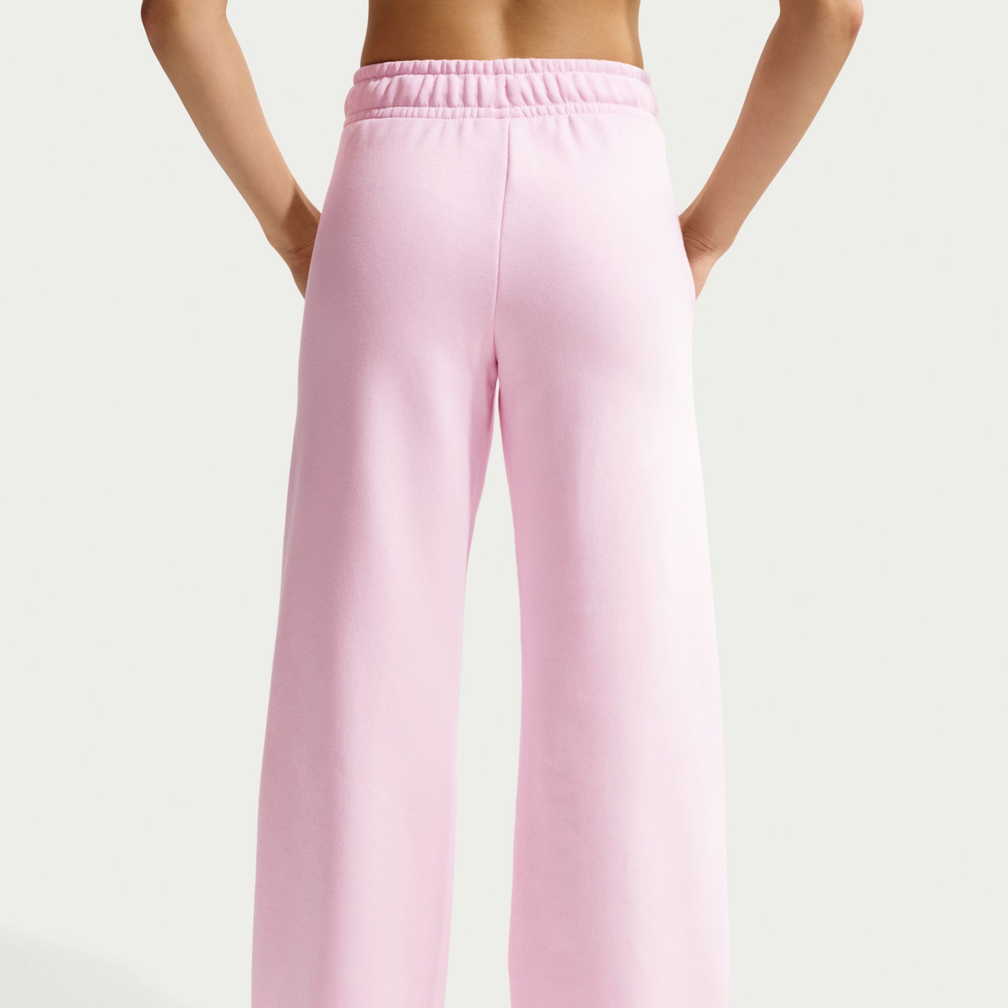 Nike Women's Sportswear Club Fleece Mid-Rise Wide-Leg Sweatpants product image