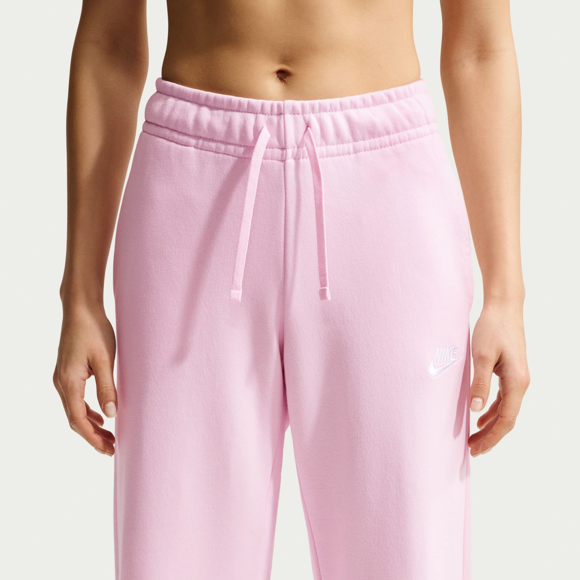 Nike Women's Sportswear Club Fleece Mid-Rise Wide-Leg Sweatpants product image
