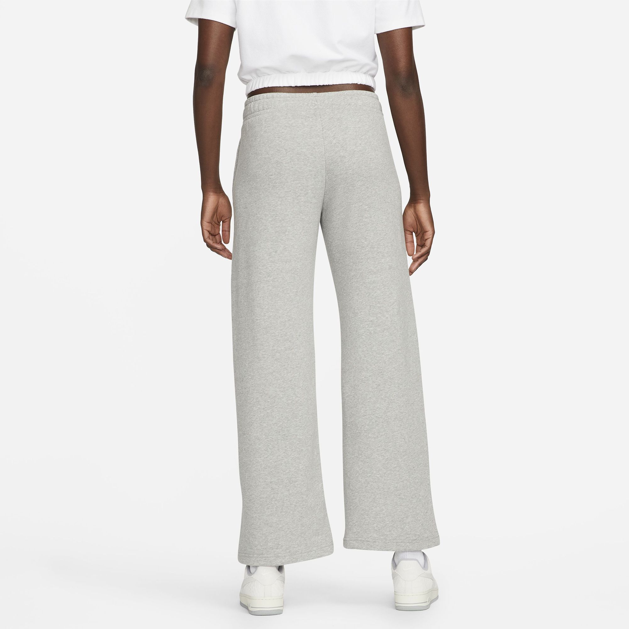Nike Women's Sportswear Club Fleece Mid-Rise Wide-Leg Sweatpants product image