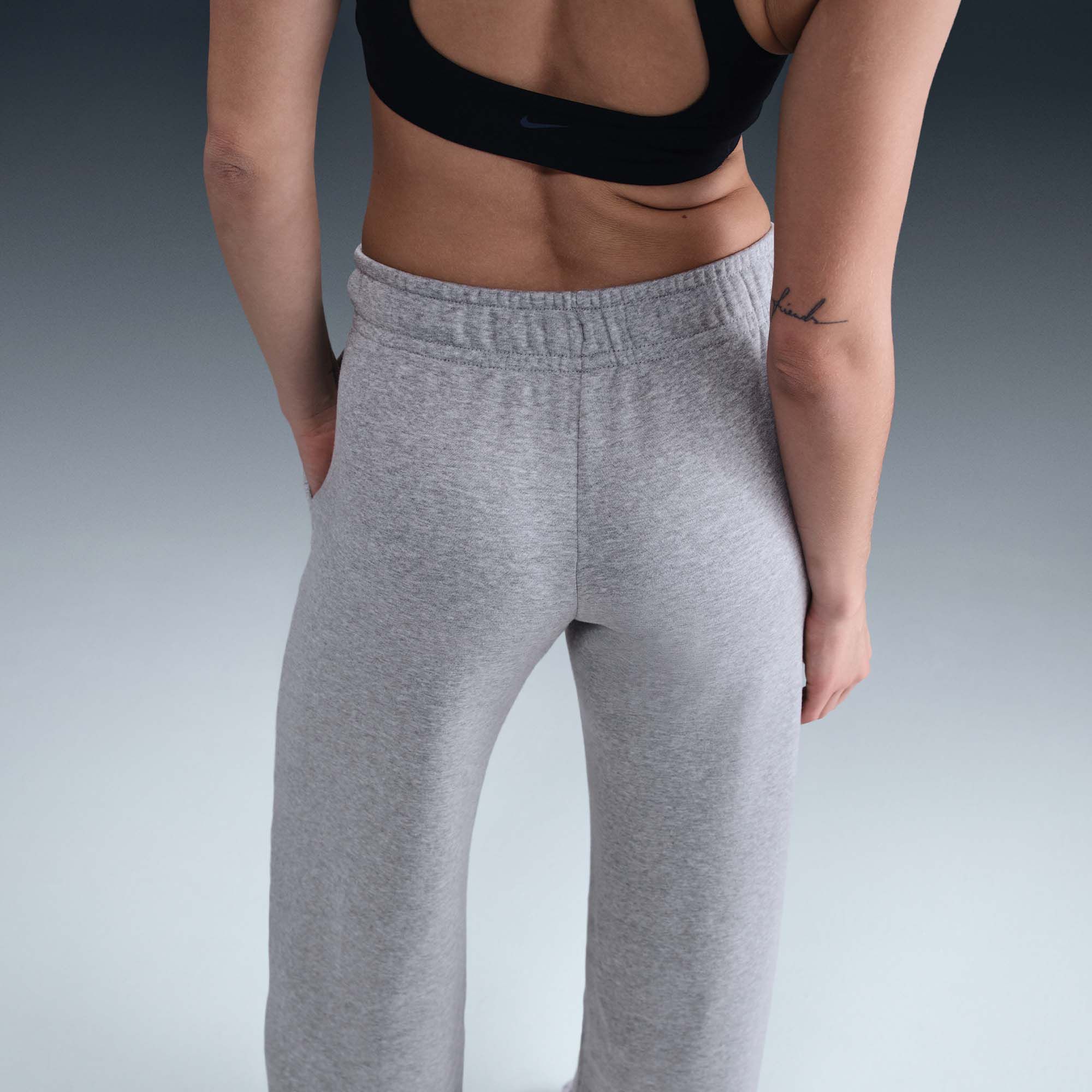 Nike Women's Sportswear Club Fleece Mid-Rise Wide-Leg Sweatpants product image
