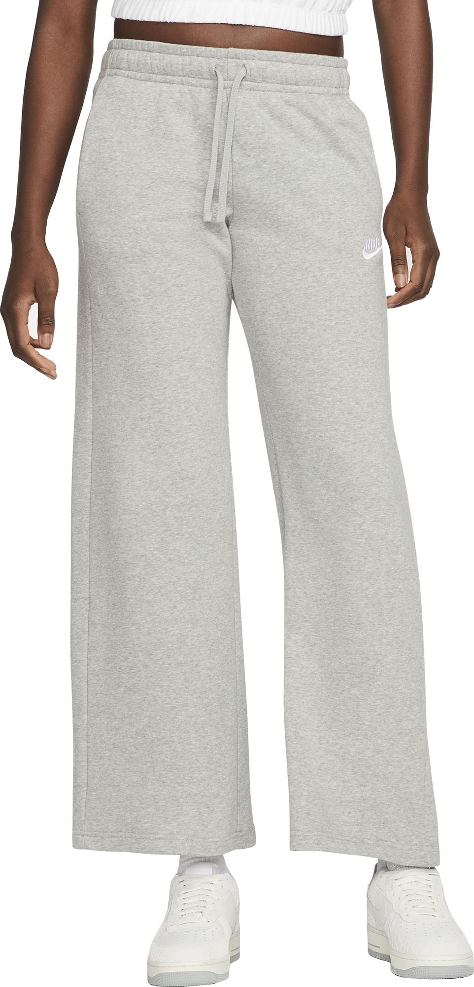 Nike Women's Sportswear Club Fleece Mid-Rise Wide-Leg Sweatpants product image