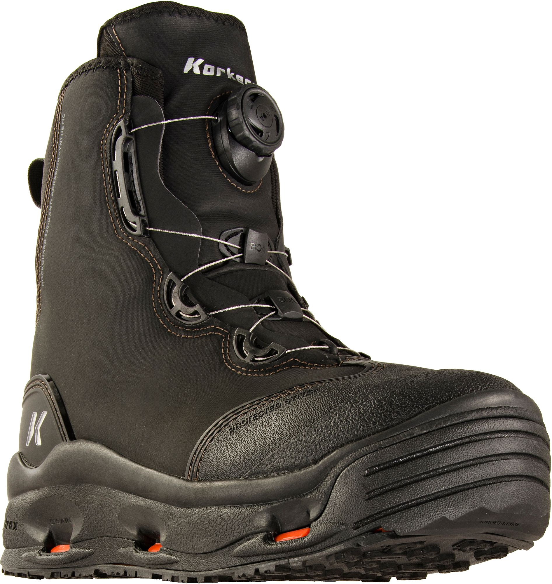 Korkers Men's Devil's Canyon Felt & Kling-On Sole Boots