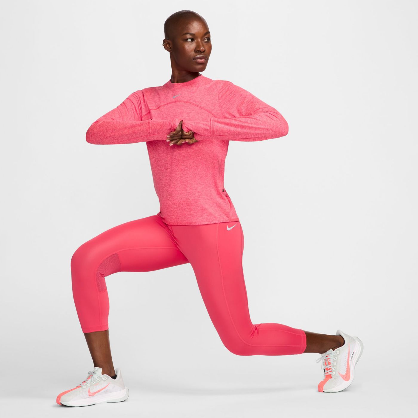 Nike dry element running top womens on sale