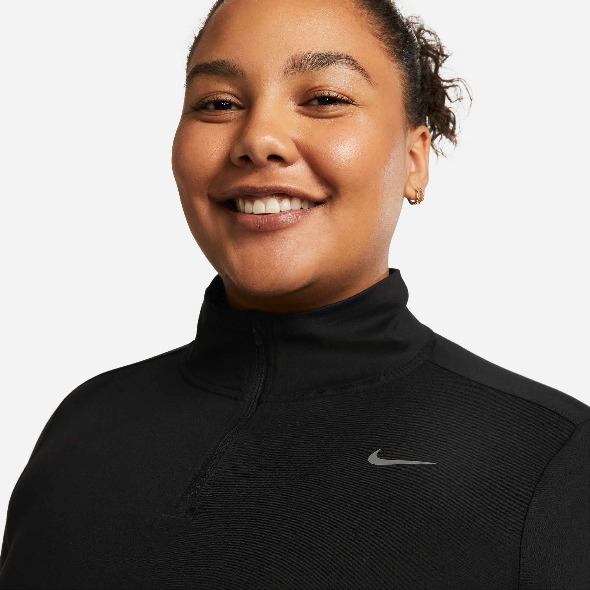 Nike Women's Dri-FIT Swift Element UV 1/4-Zip Running Top (Plus Size) product image