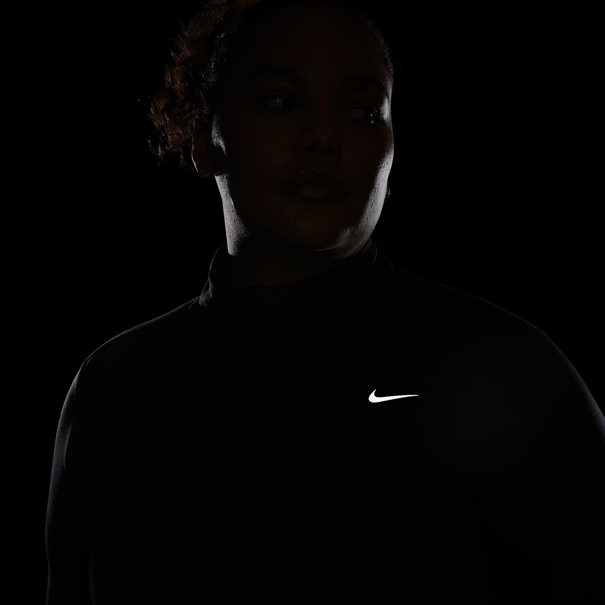 Nike Women's Dri-FIT Swift Element UV 1/4-Zip Running Top (Plus Size) product image