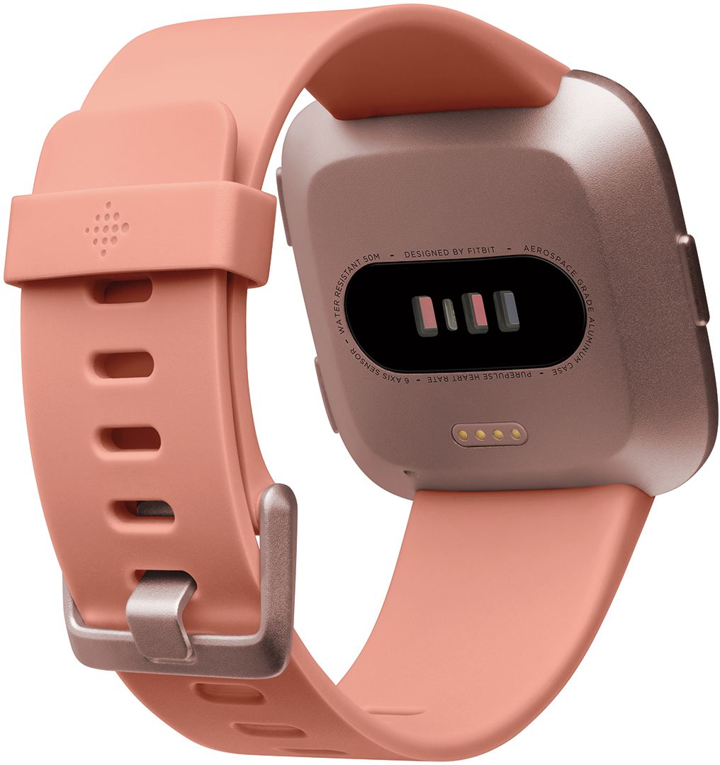 fitbit versa smartwatch rose gold