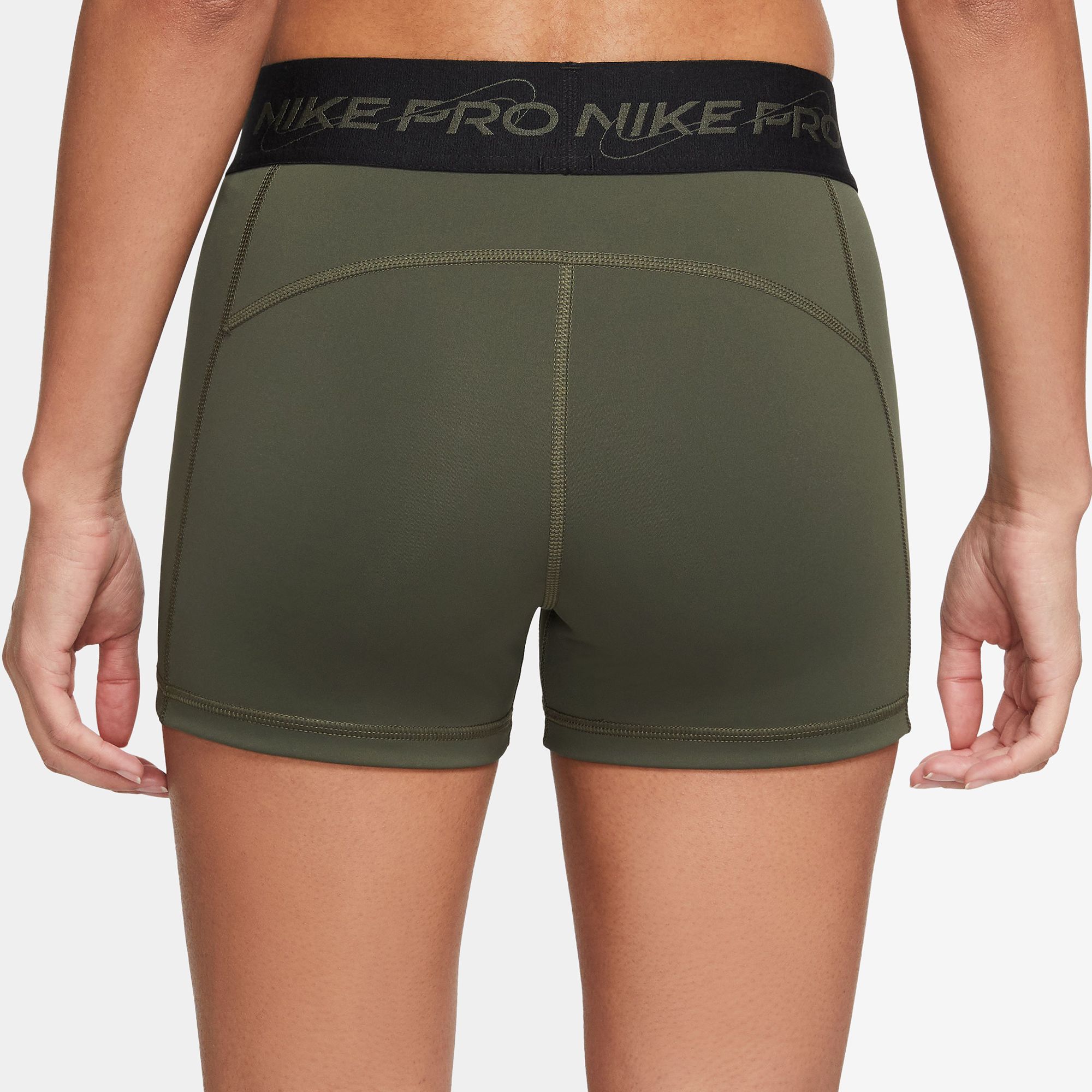 Nike Women's Pro Dri-FIT Mid-Rise 3 Graphic Training Shorts