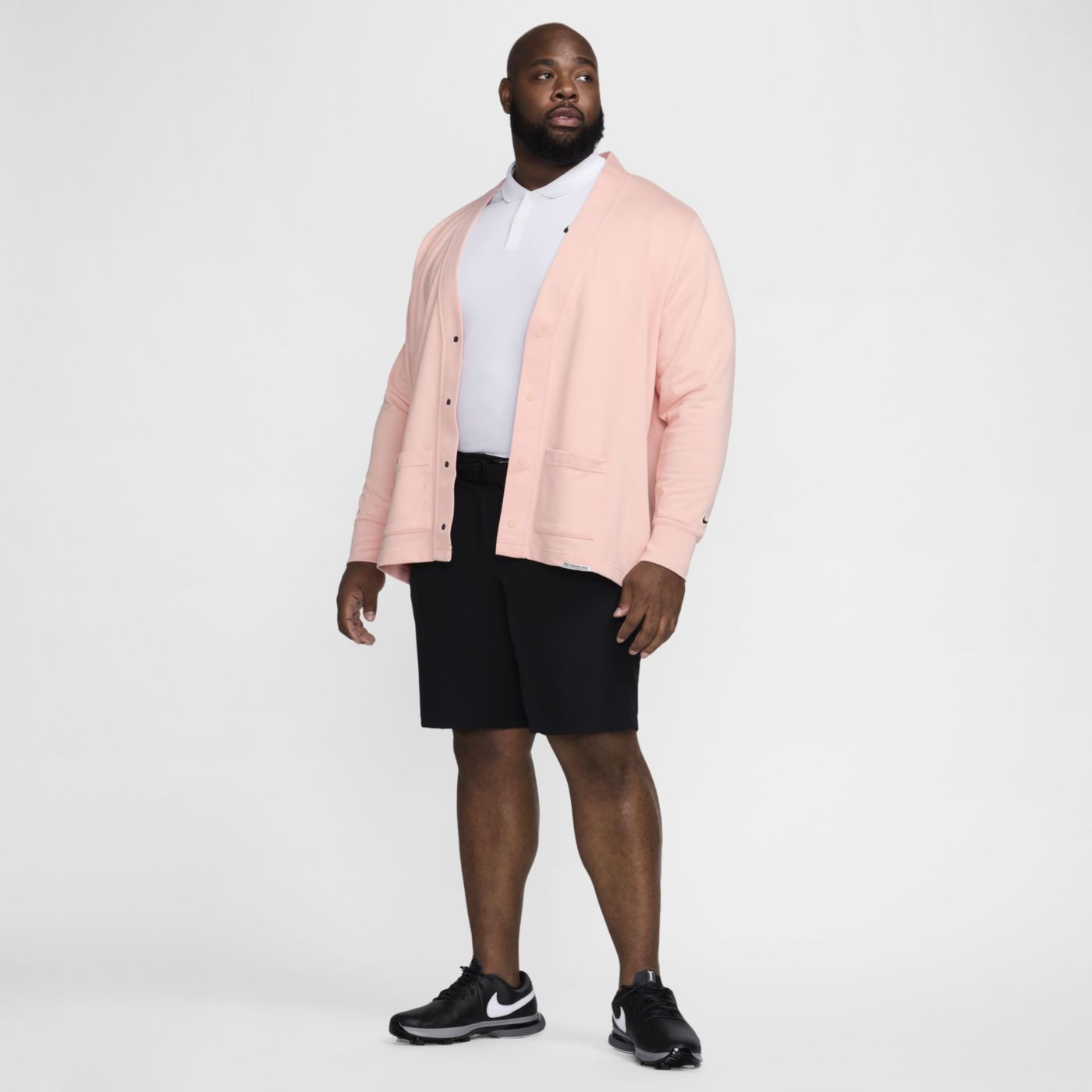Nike Men s Dri FIT Standard Issue Golf Cardigan Golf Galaxy