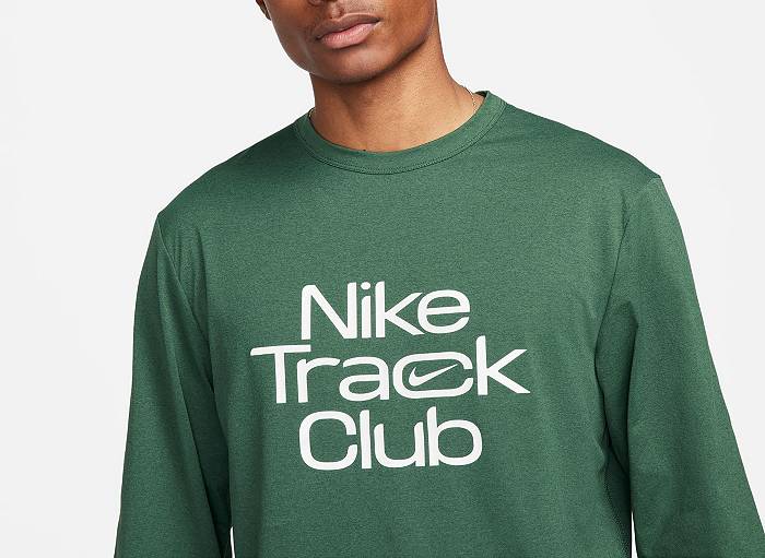 skraber Borger bur Nike Men's Dri-FIT Hyverse Track Club Long Sleeve Running Shirt | Dick's  Sporting Goods
